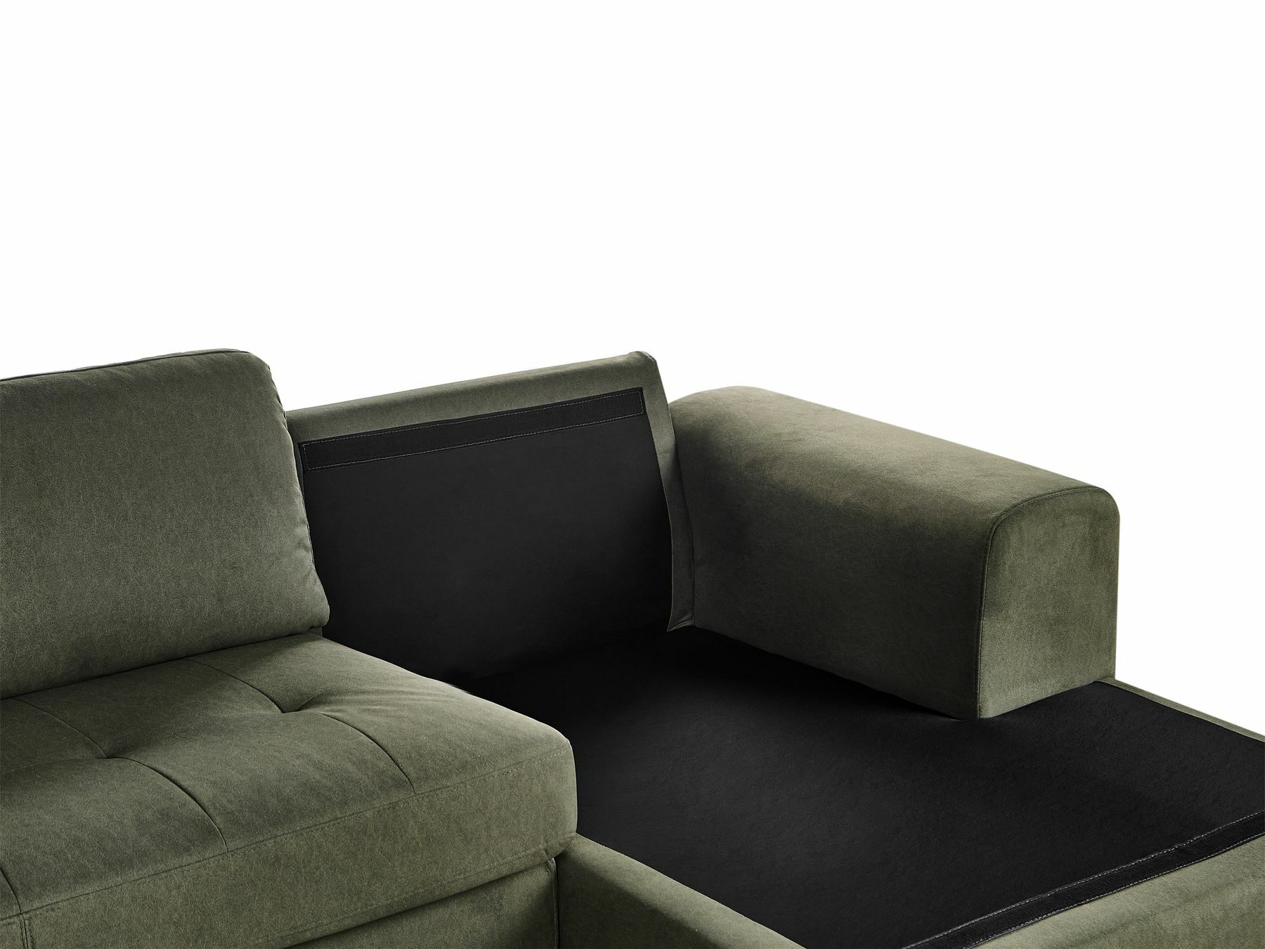 Stūra dīvāns Berwyn 2825 (Tumši zaļš)