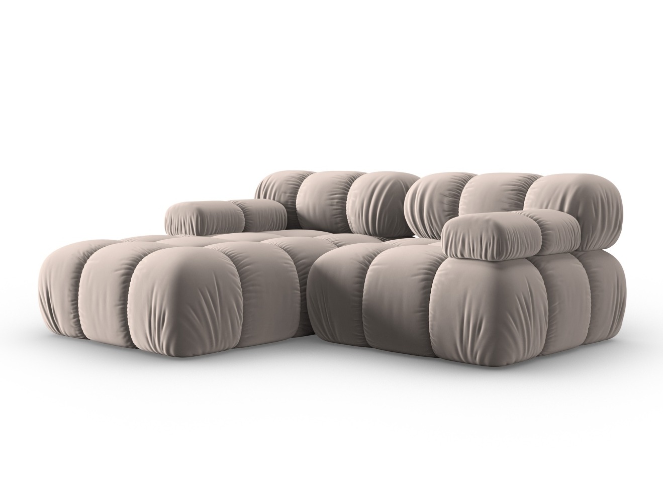 Moduļu stūra dīvāns Caltenu 105 (Bluvel 40)