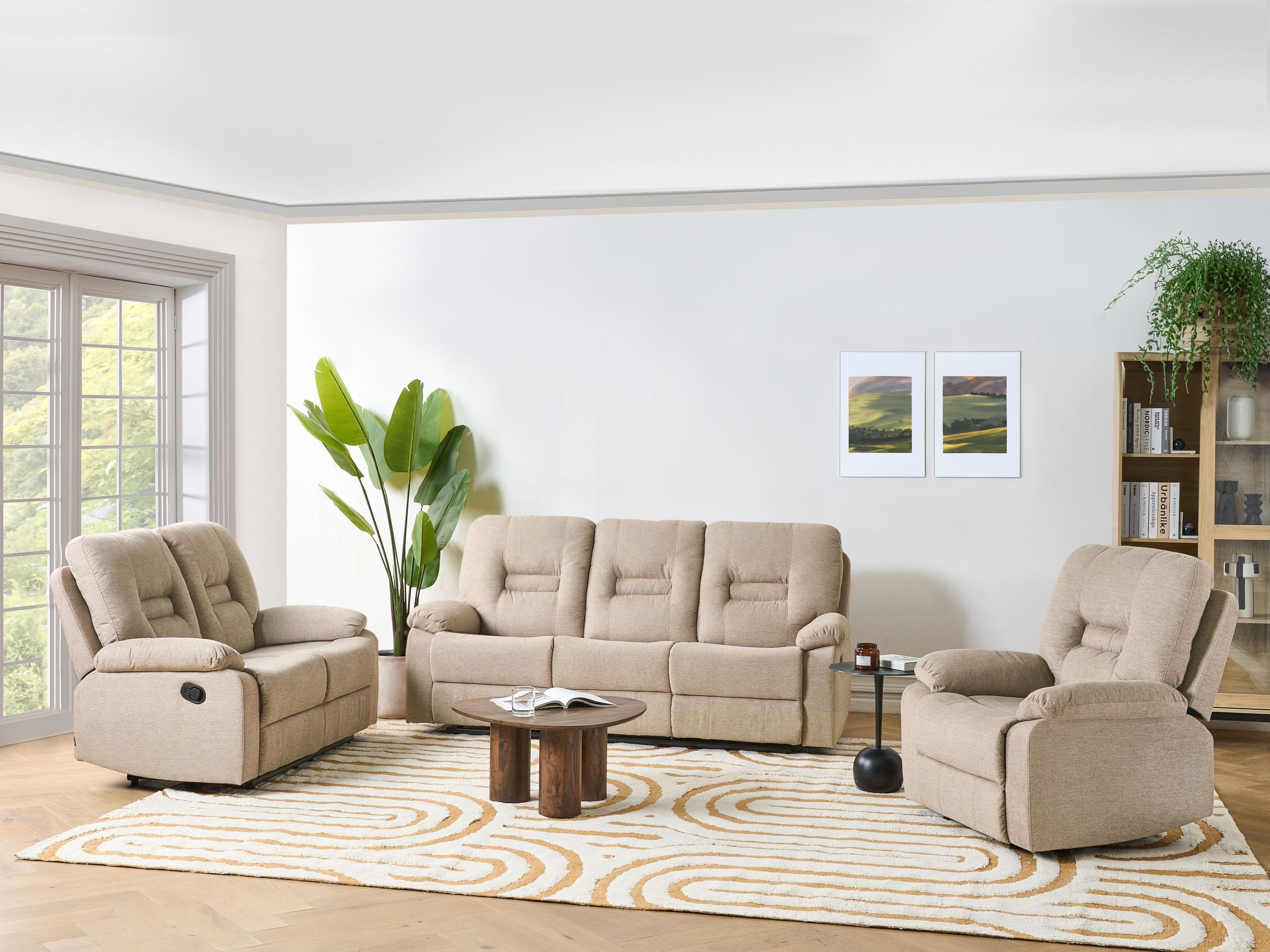 Krēsls reglainer Tivlira 109 (Bēšs)