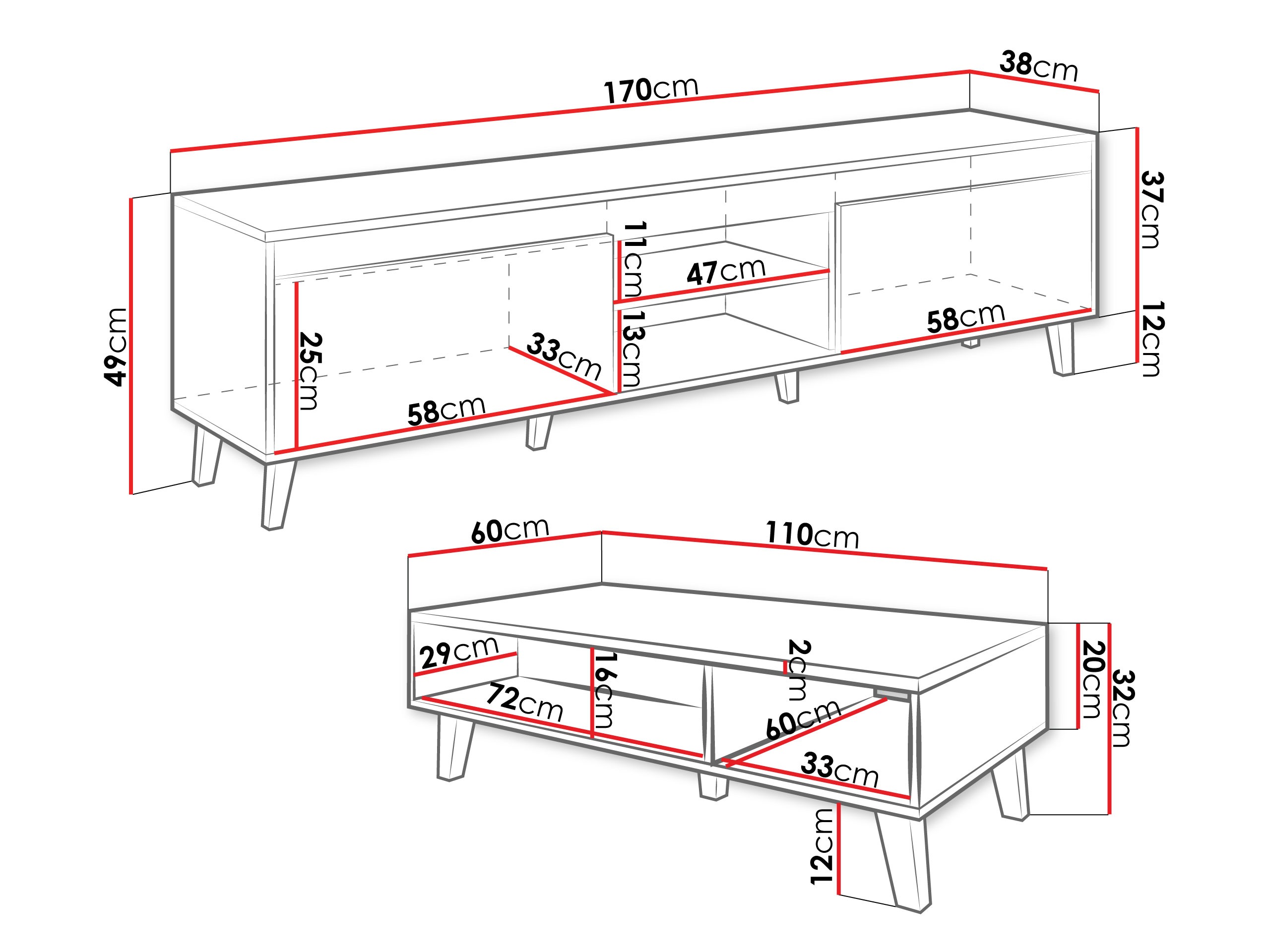 Набор для гостиной Melevara 107