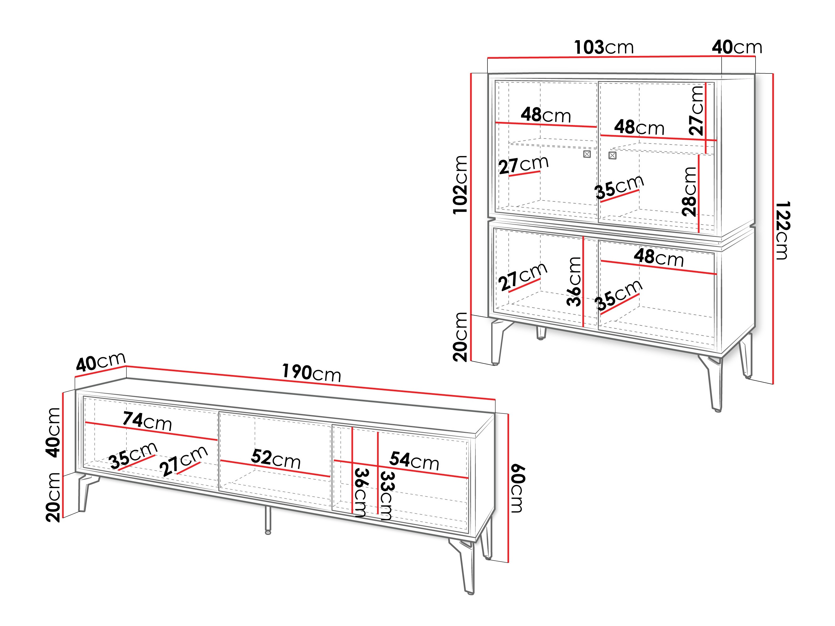 Viesistabas komplekts Cornovu 105