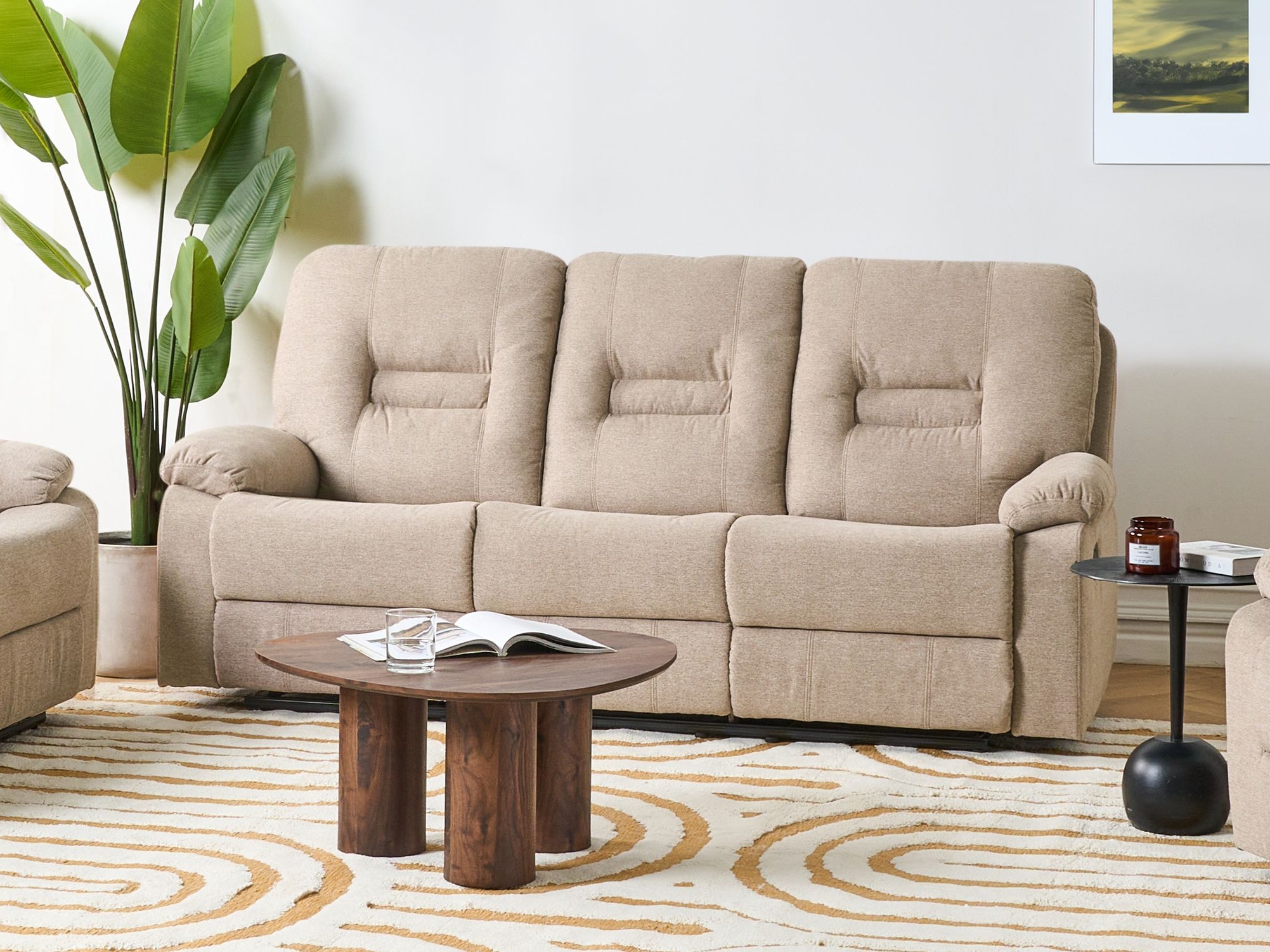 Dīvāns reglainer Tivlira 111 (Bēšs)