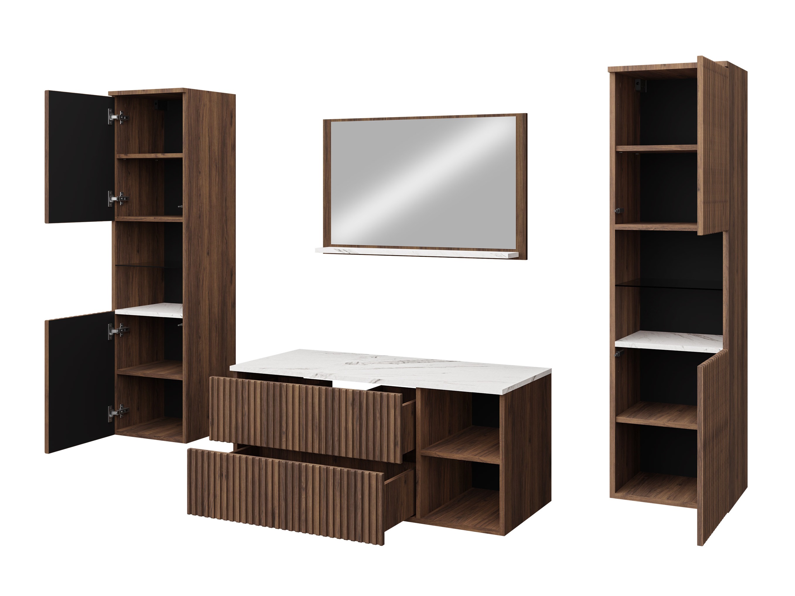 Набор для ванной комнаты Ophruvi 105 (Дуб)