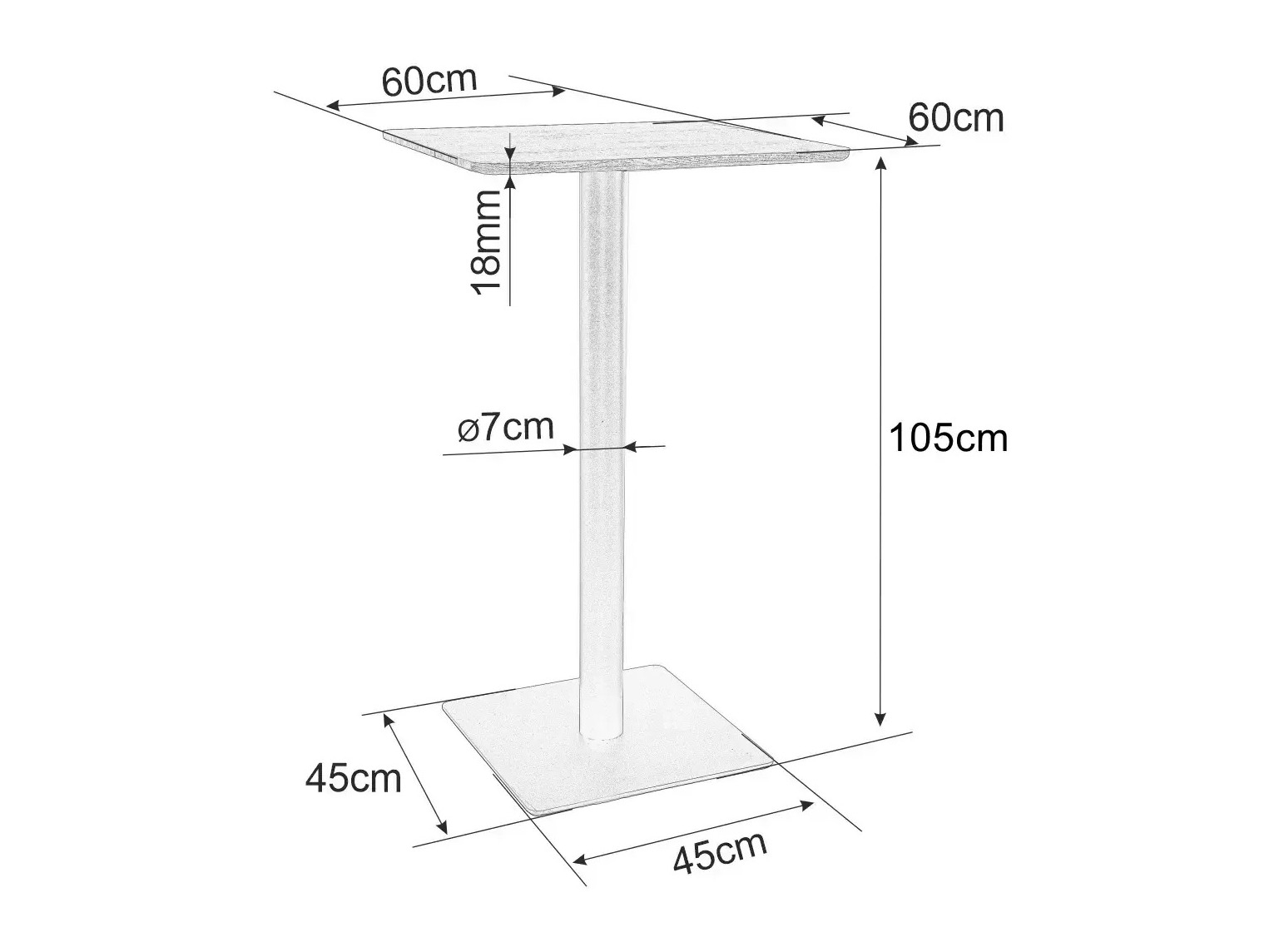 Барная стойка Detroit 901