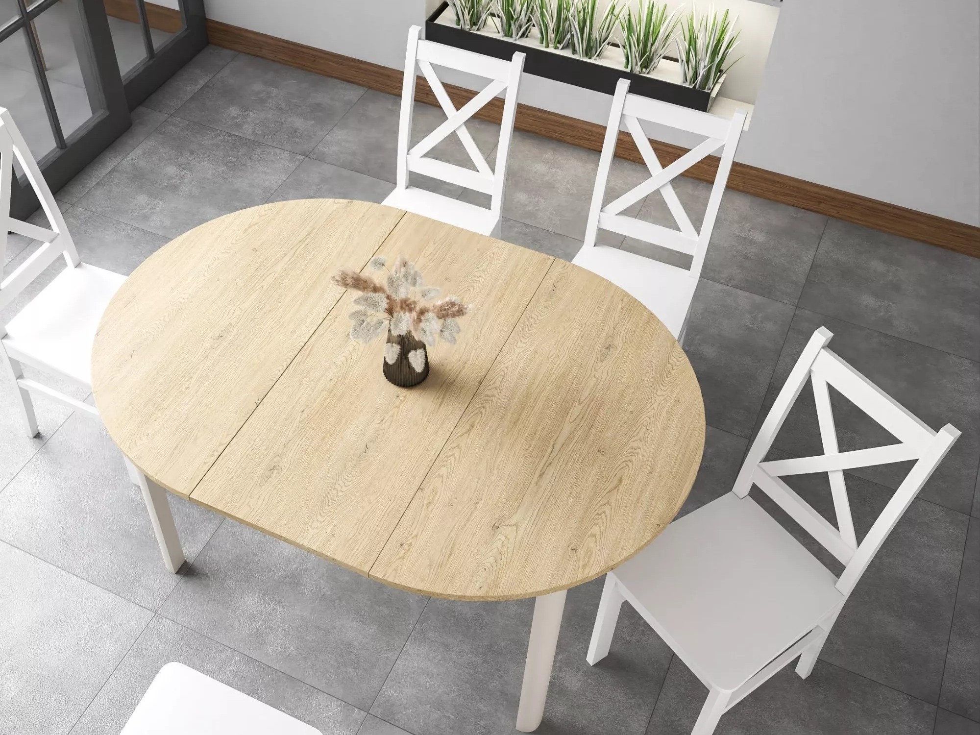 Cтол Detroit 899 (Дуб + Кашемир)