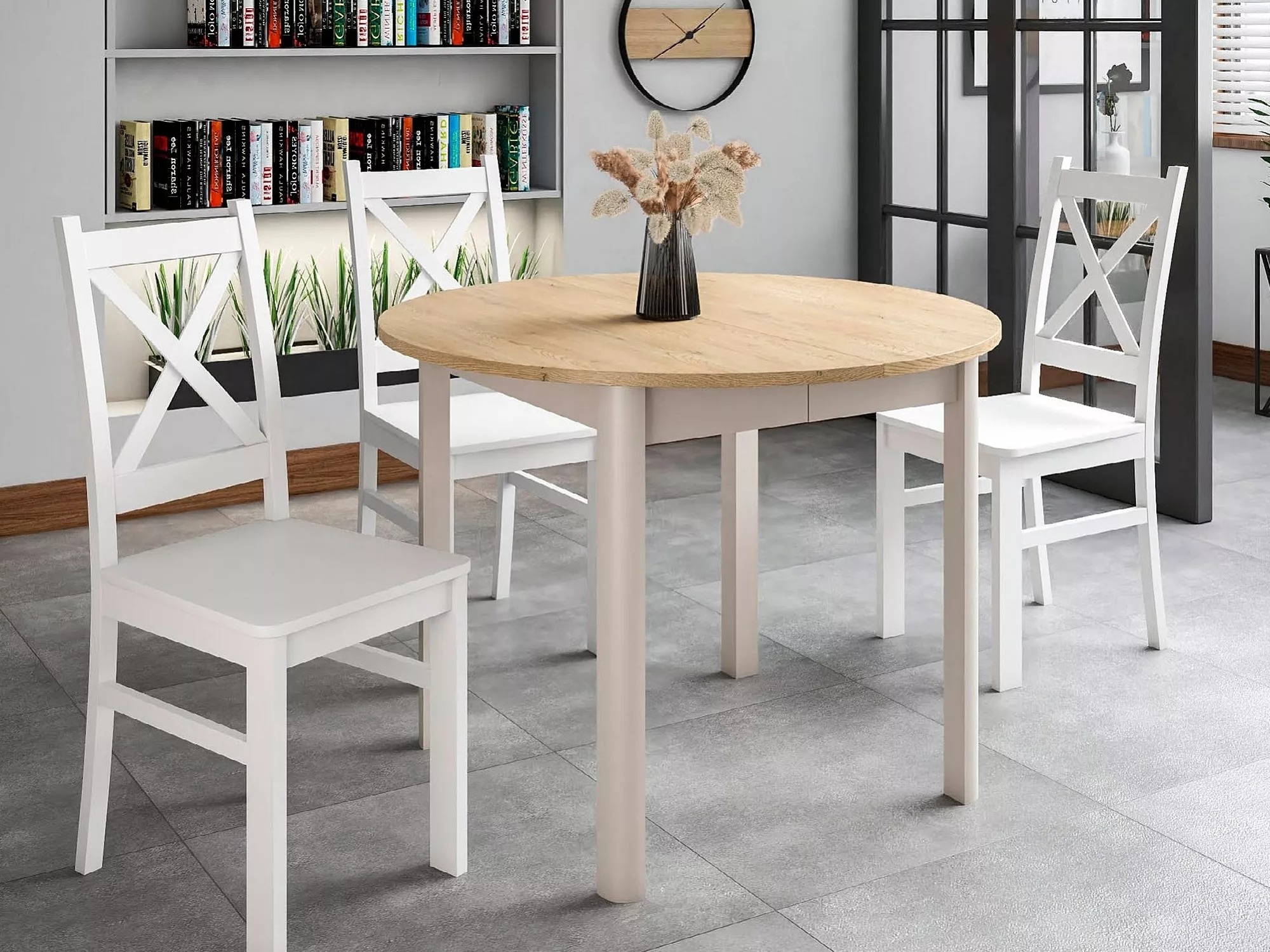 Cтол Detroit 899 (Дуб + Кашемир)