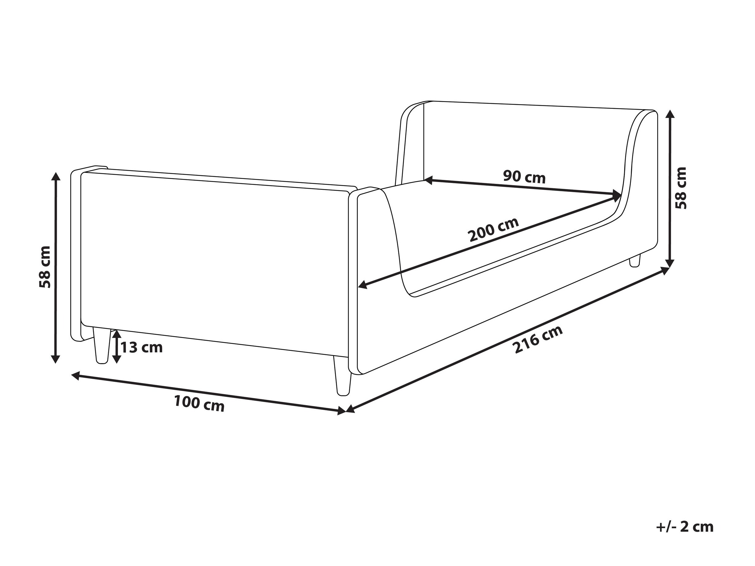 Кровать Berwyn 2829 (Белый)