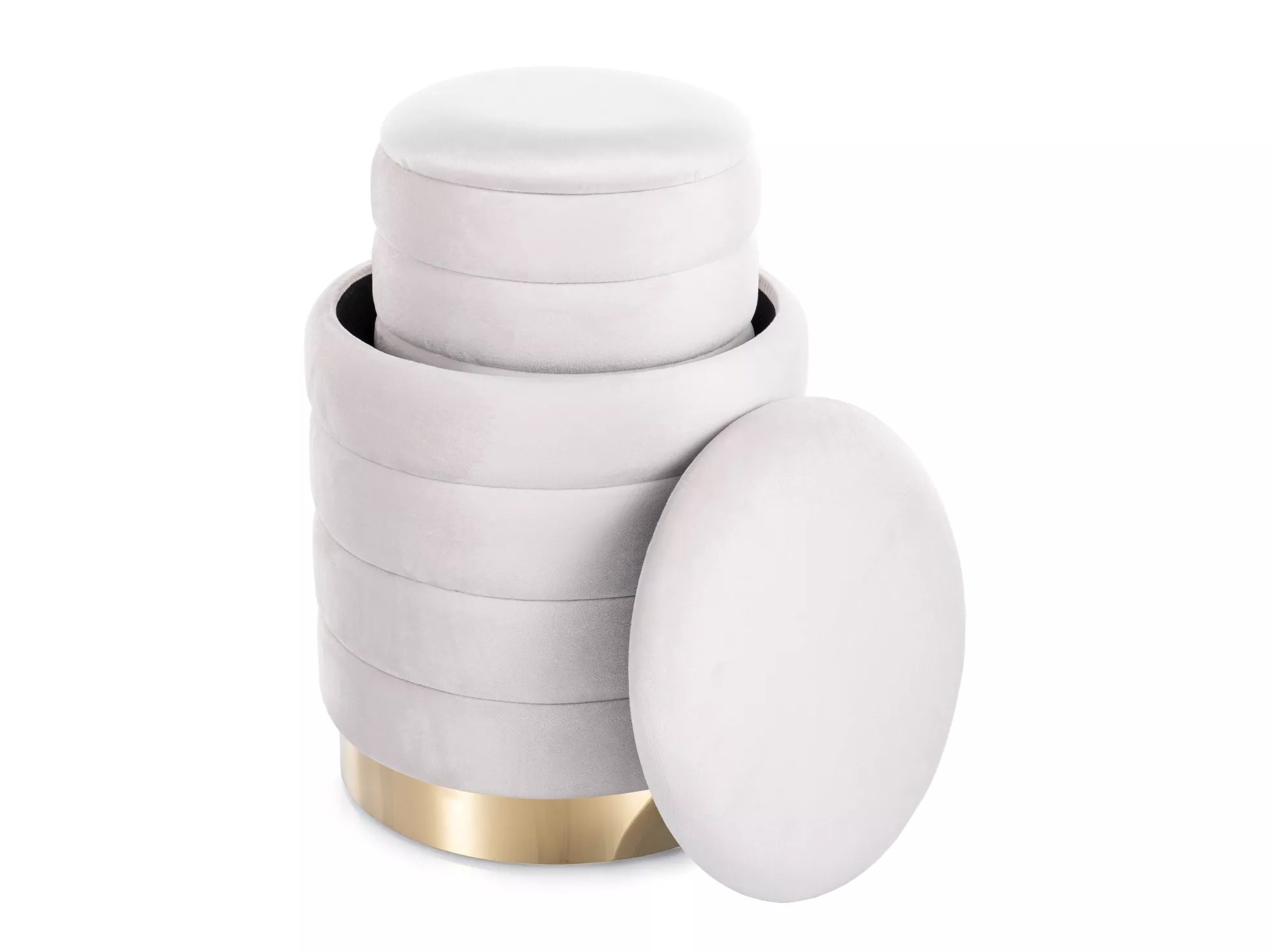 Pufu komplekts Detroit 906 (Gaiši bēšs)