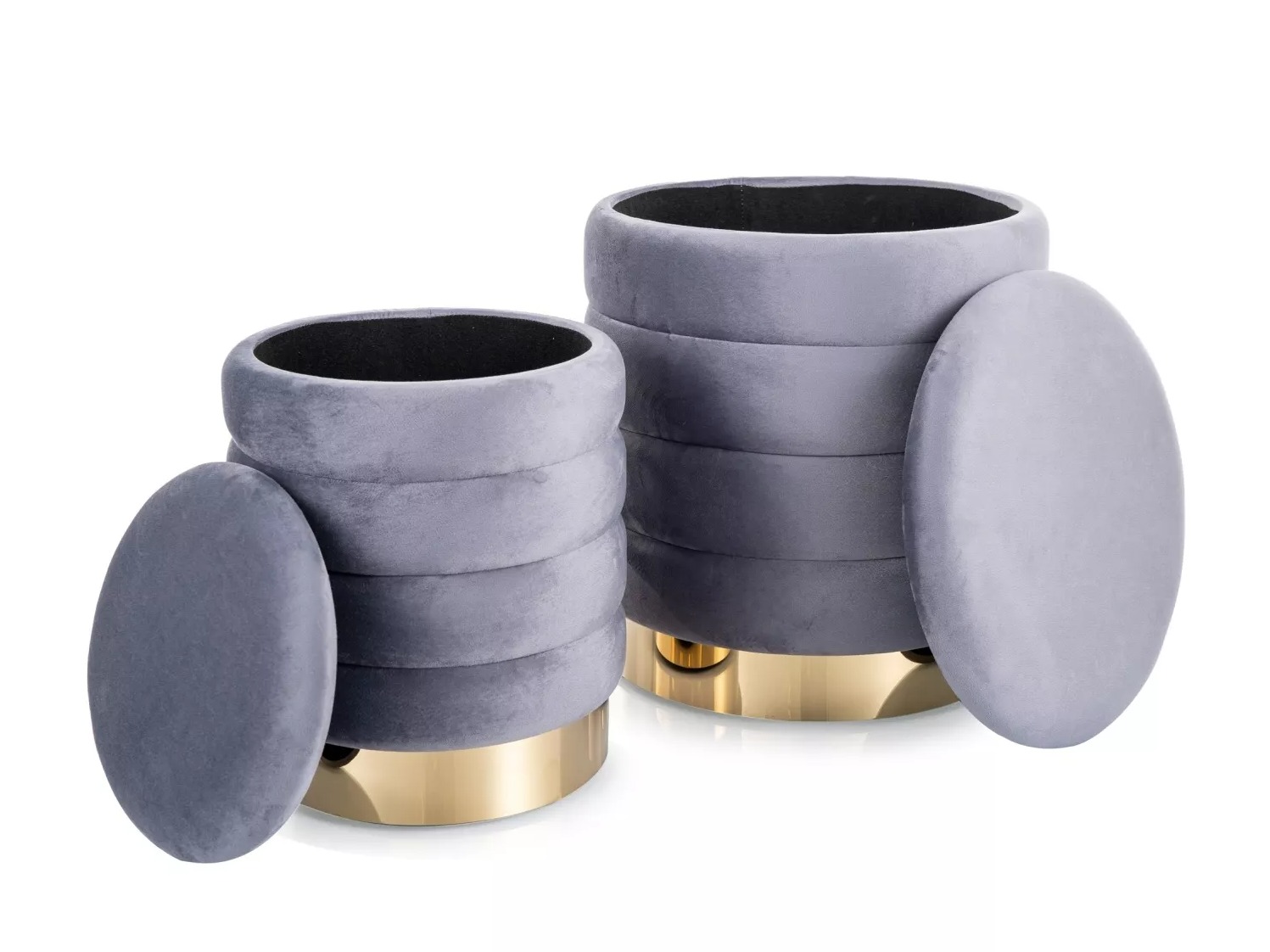 Pufu komplekts Detroit 906 (Pelēks)