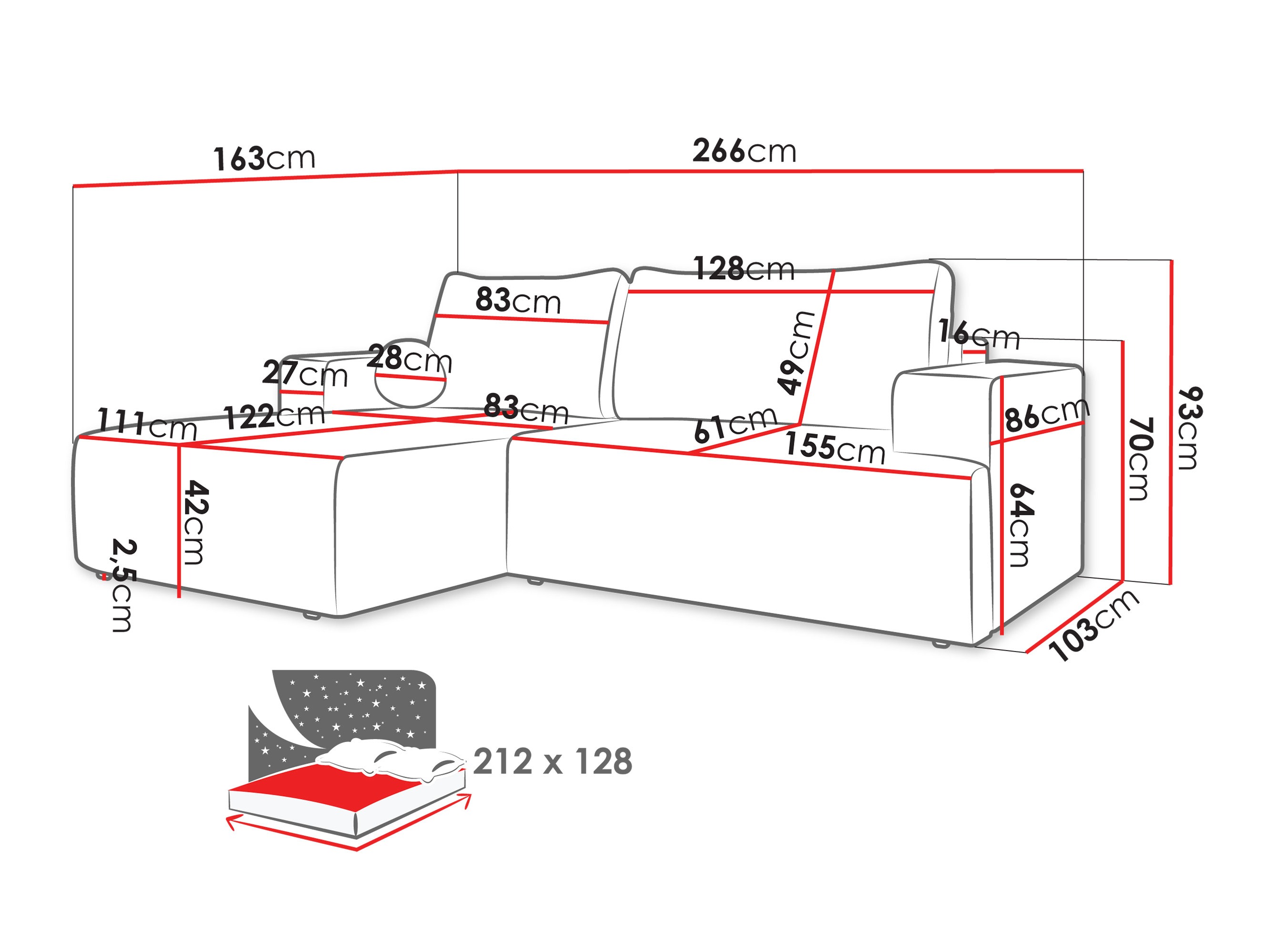 Stūra dīvāns Comfivo 456 (Soul 17)