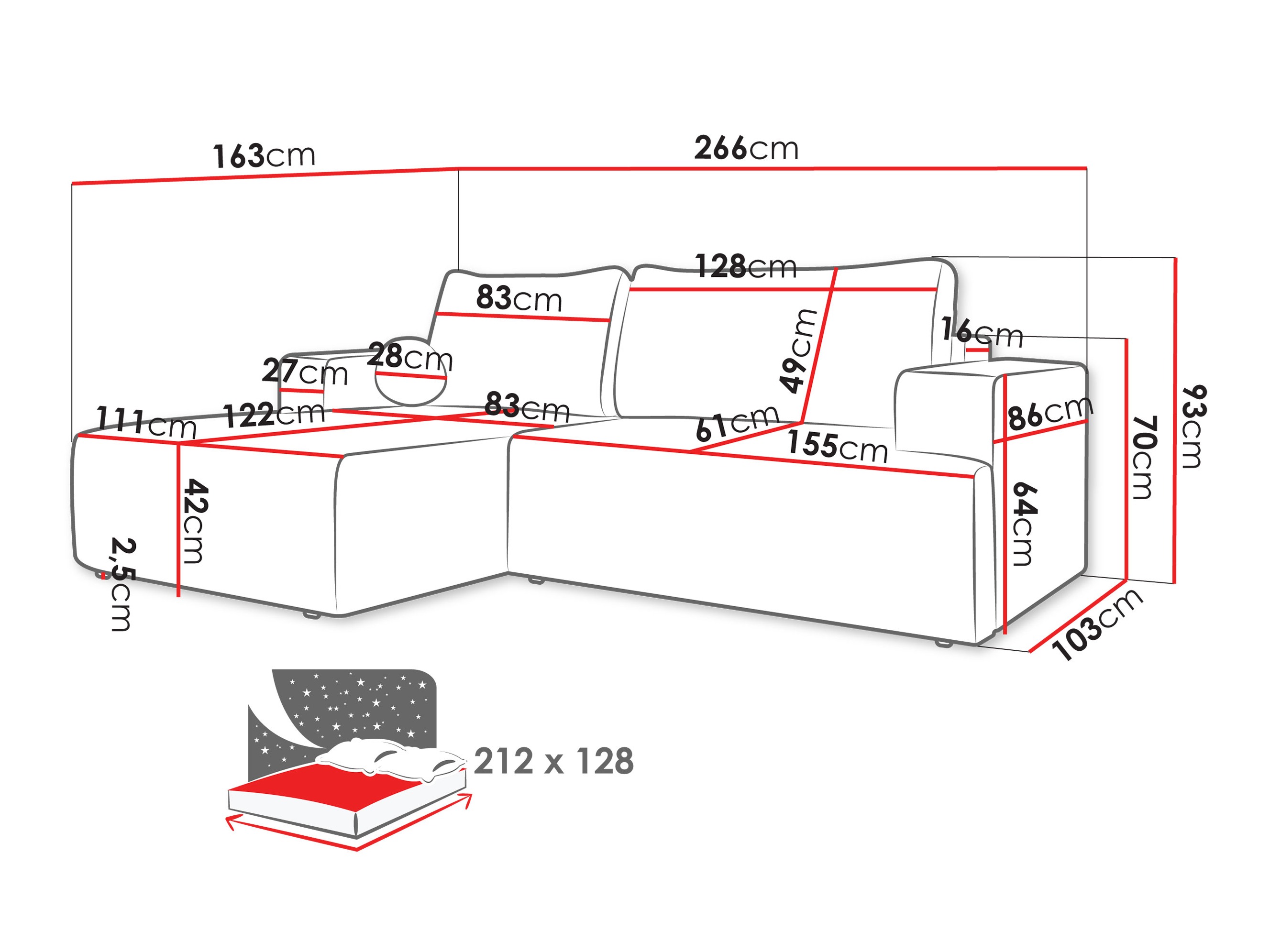 Угловой диван Comfivo 456 (Taro 01)