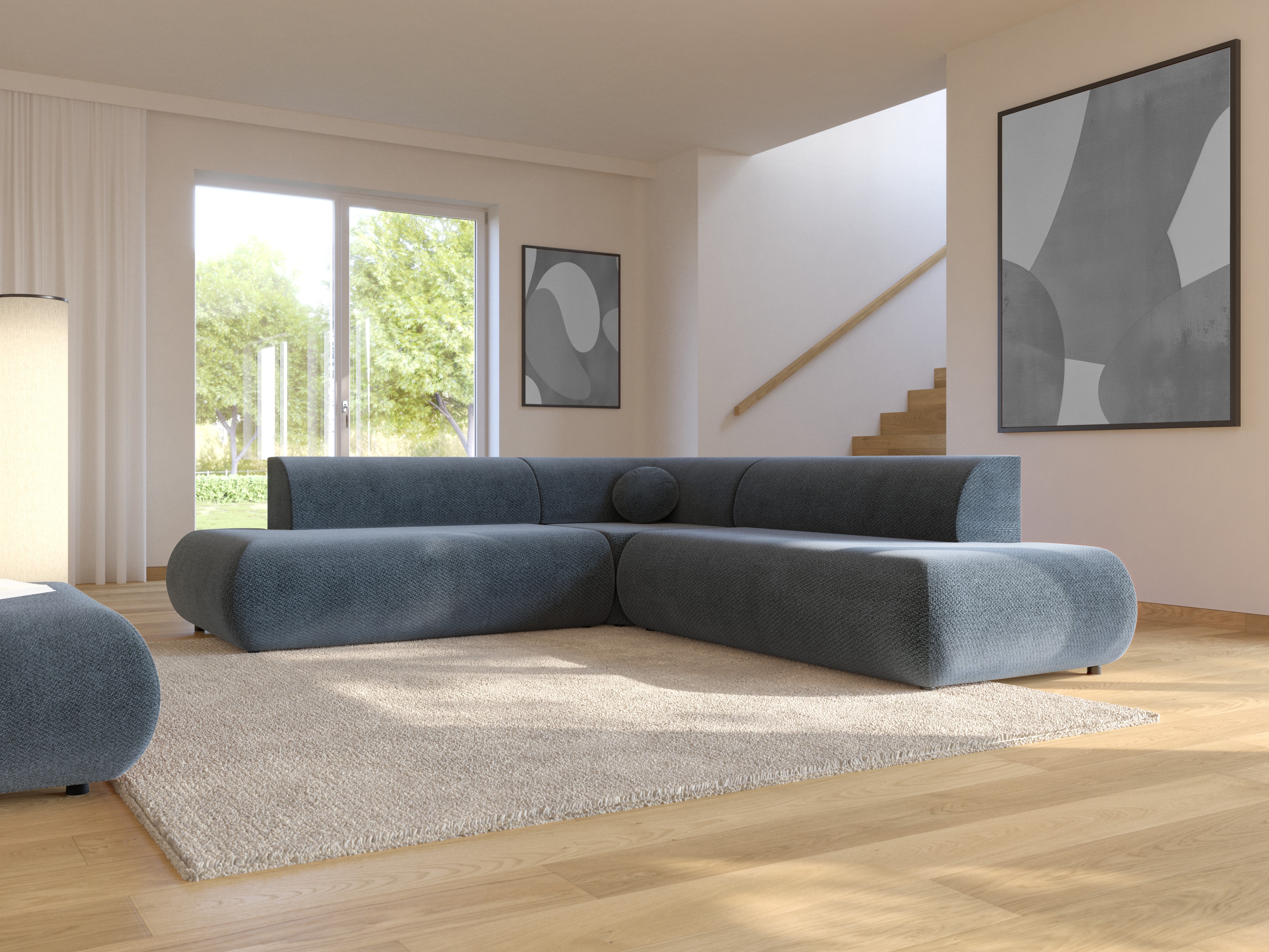 Угловой диван Kingston 186 (Vinci 88)