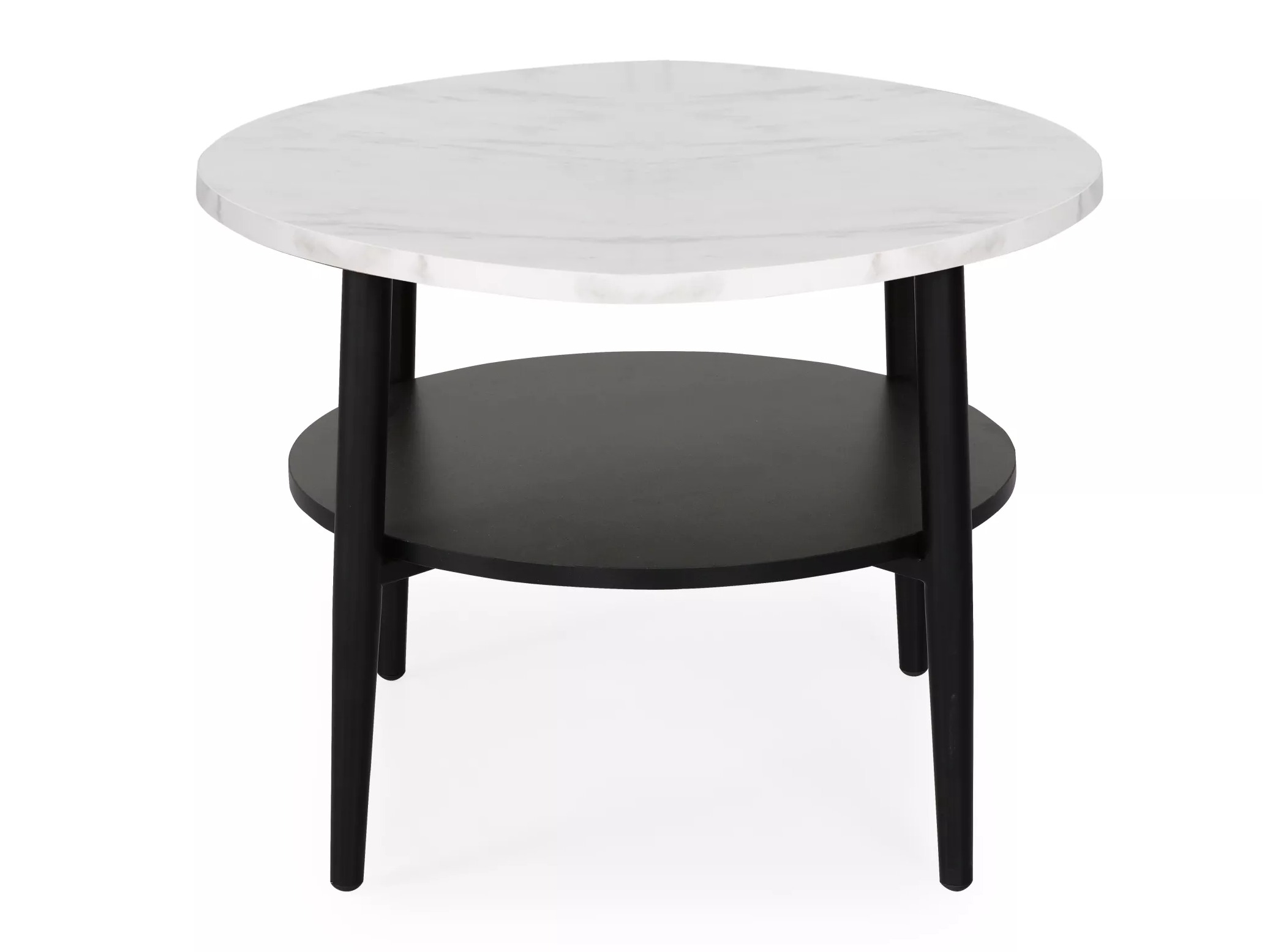 Žurnālu galdiņš Detroit 911 (Balts marmors)