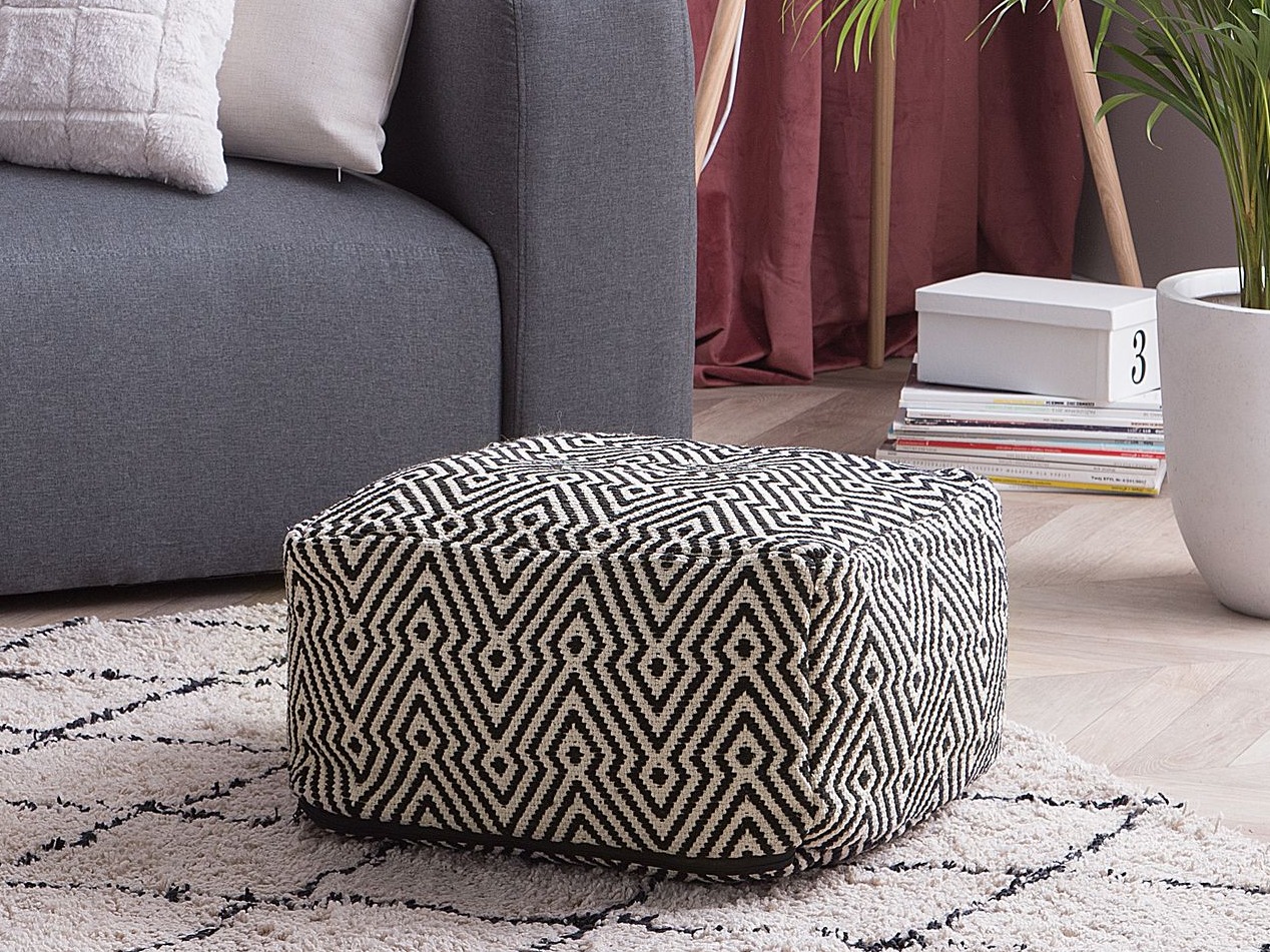 Pufs Berwyn 2836 (Balts + Melns)