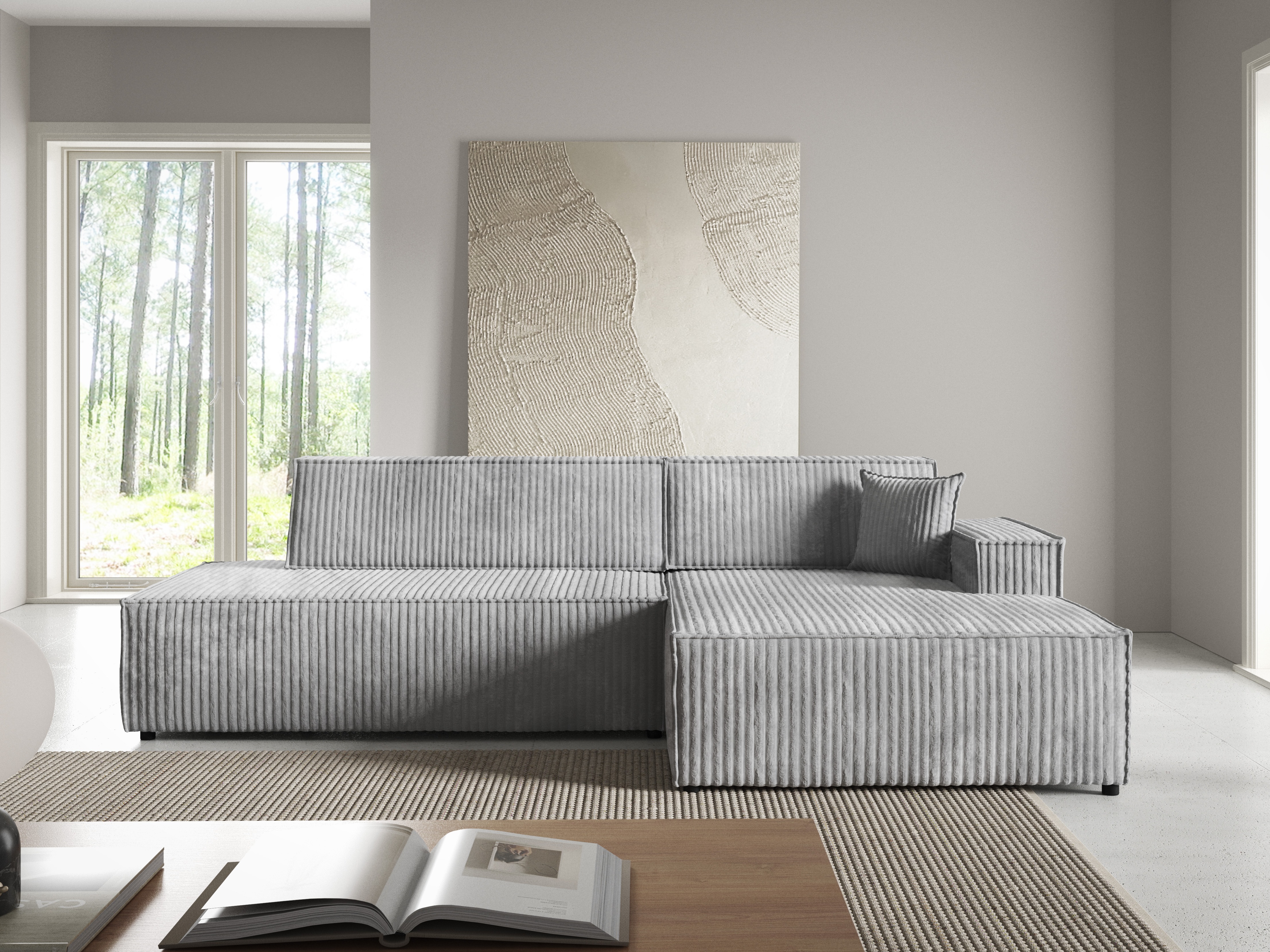 Stūra dīvāns Kingston 187 (Tilia 86)