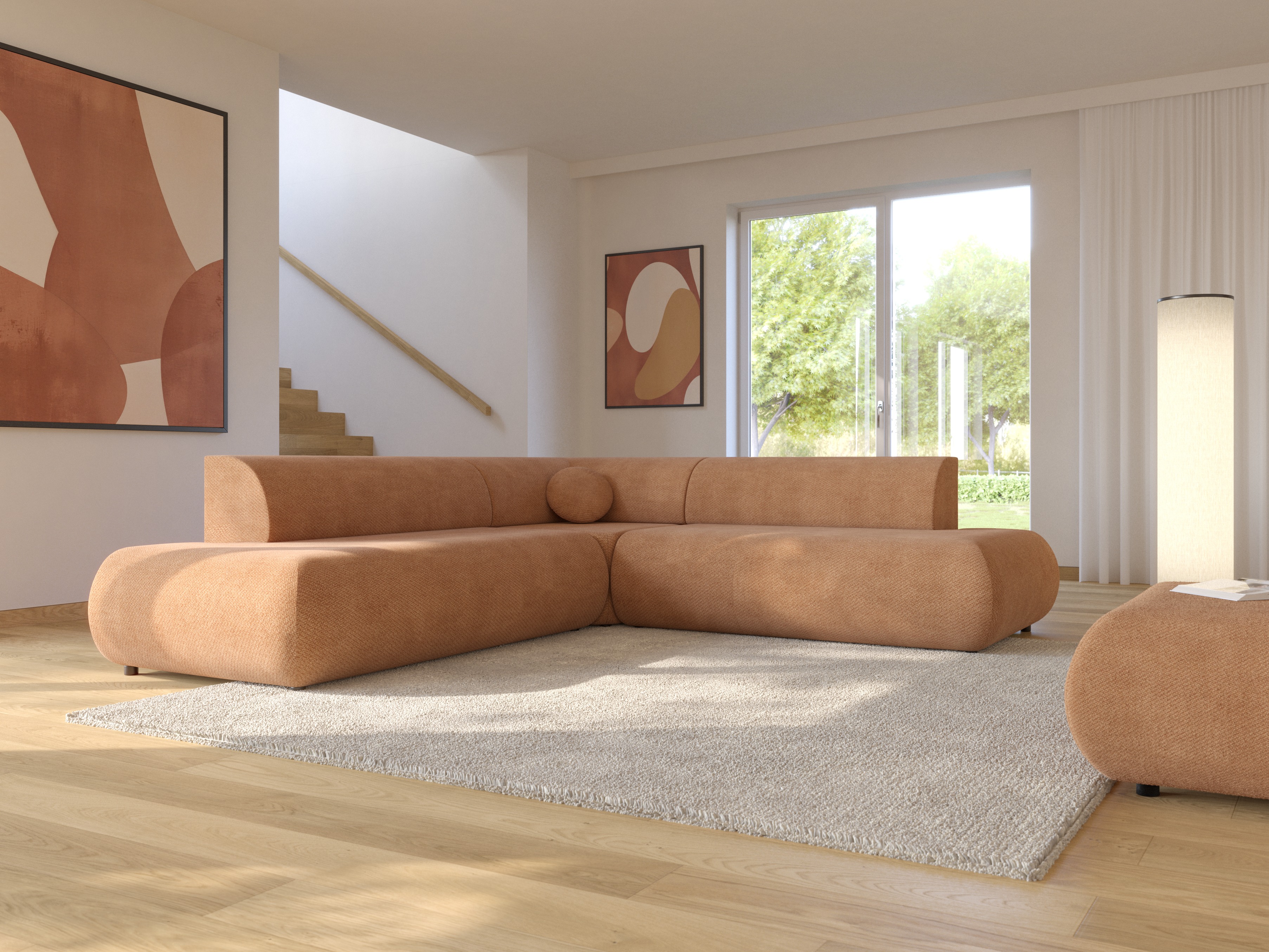 Угловой диван Kingston 186 (Vinci 42)