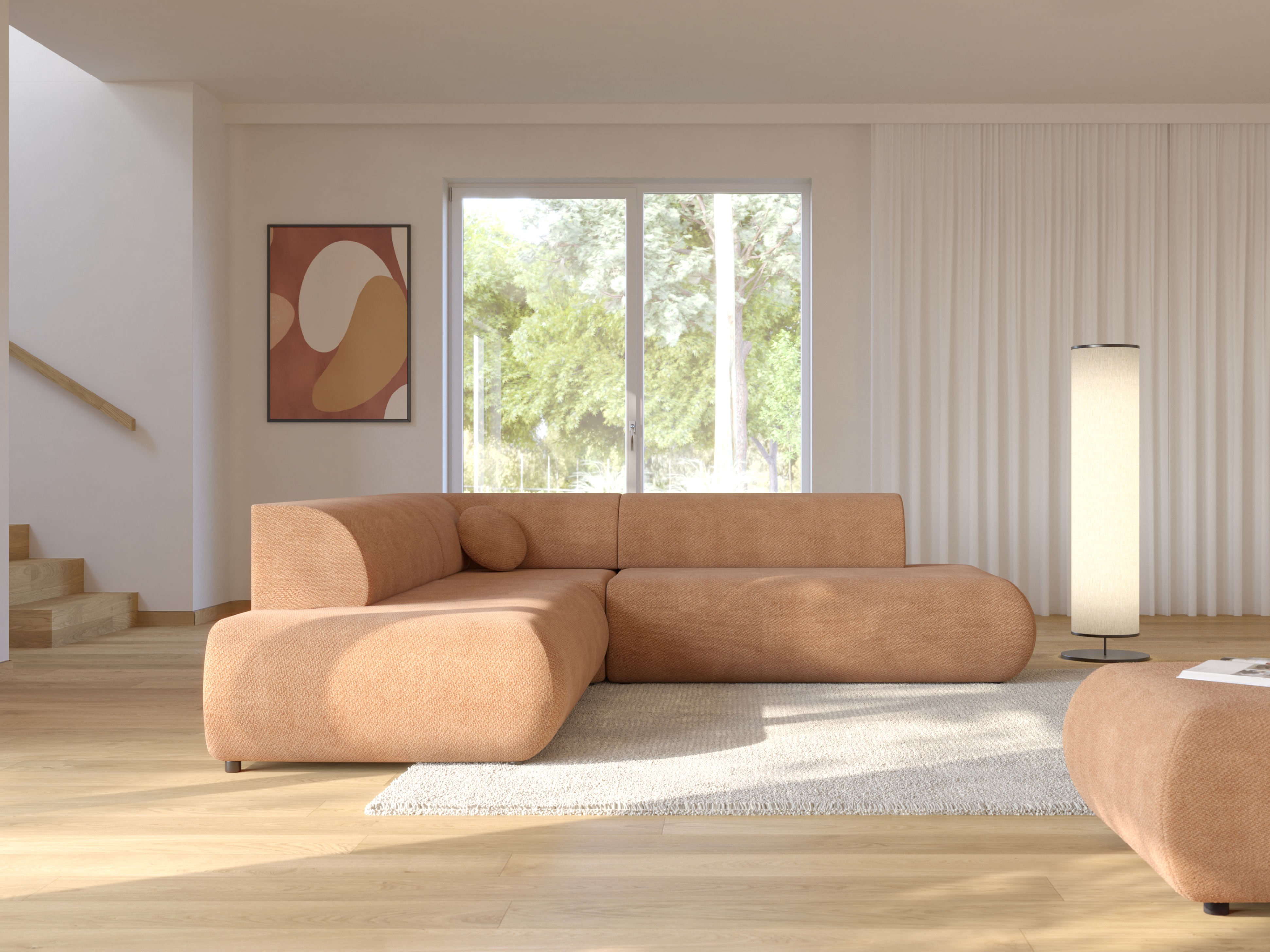 Угловой диван Kingston 186 (Vinci 42)