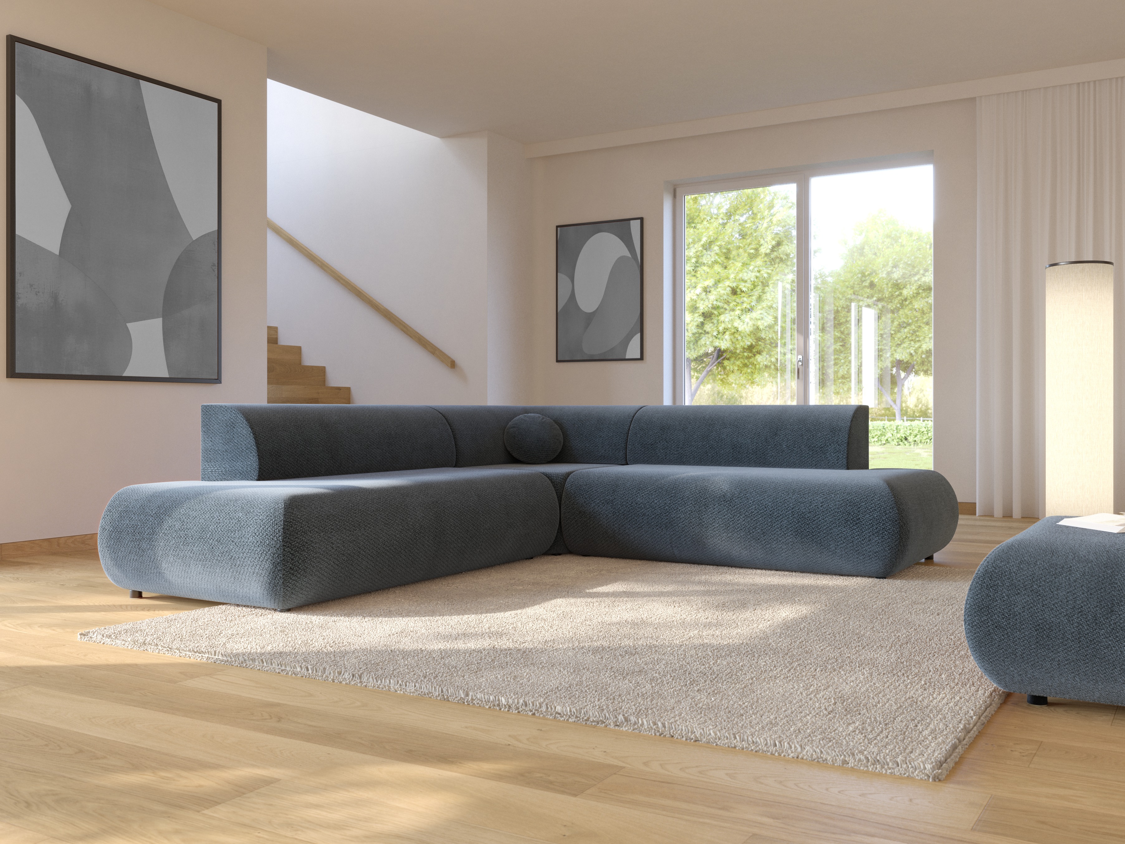 Угловой диван Kingston 186 (Vinci 88)