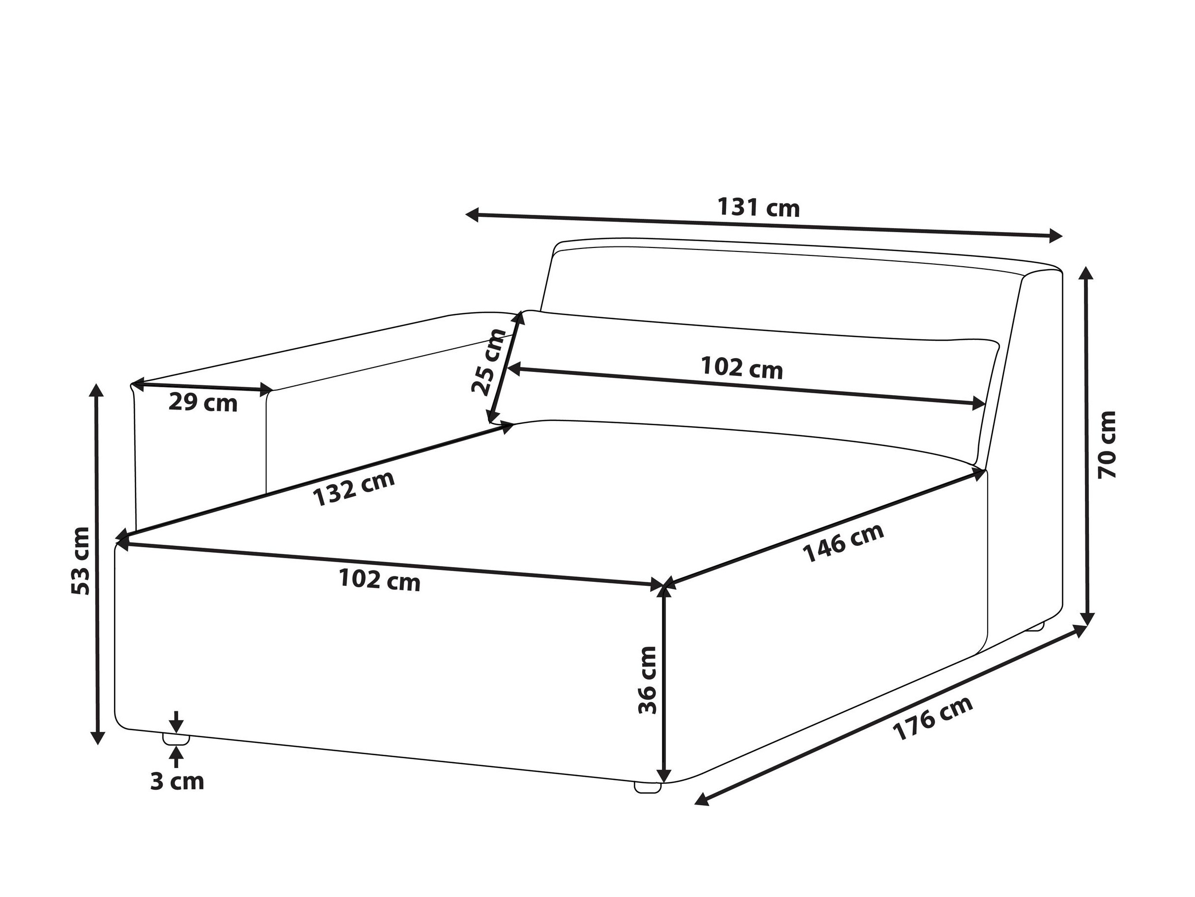 Kušete Berwyn 2842 (Pelēks)