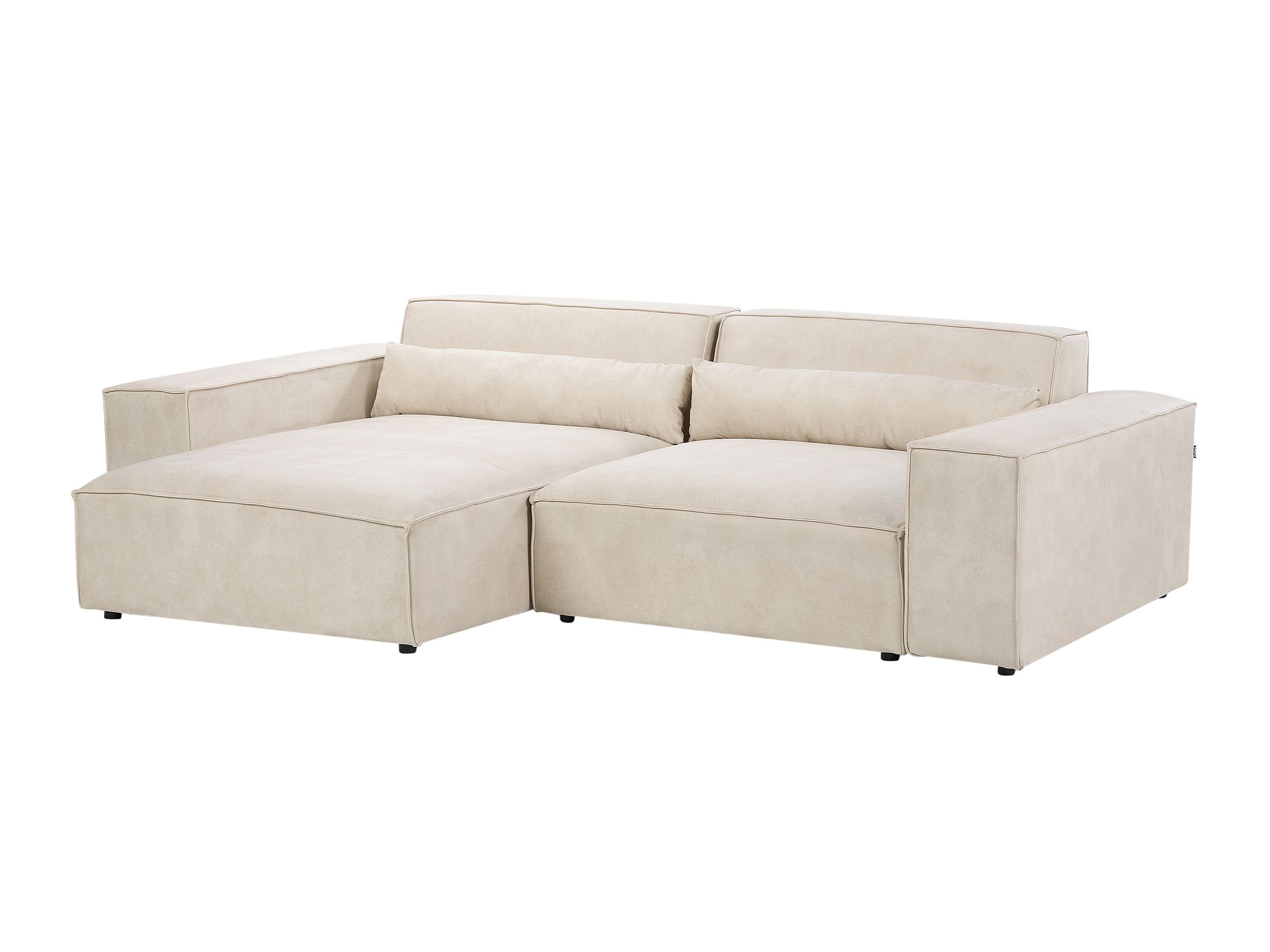 Moduļu stūra dīvāns Tivsora 100 (Gaiši bēšs)