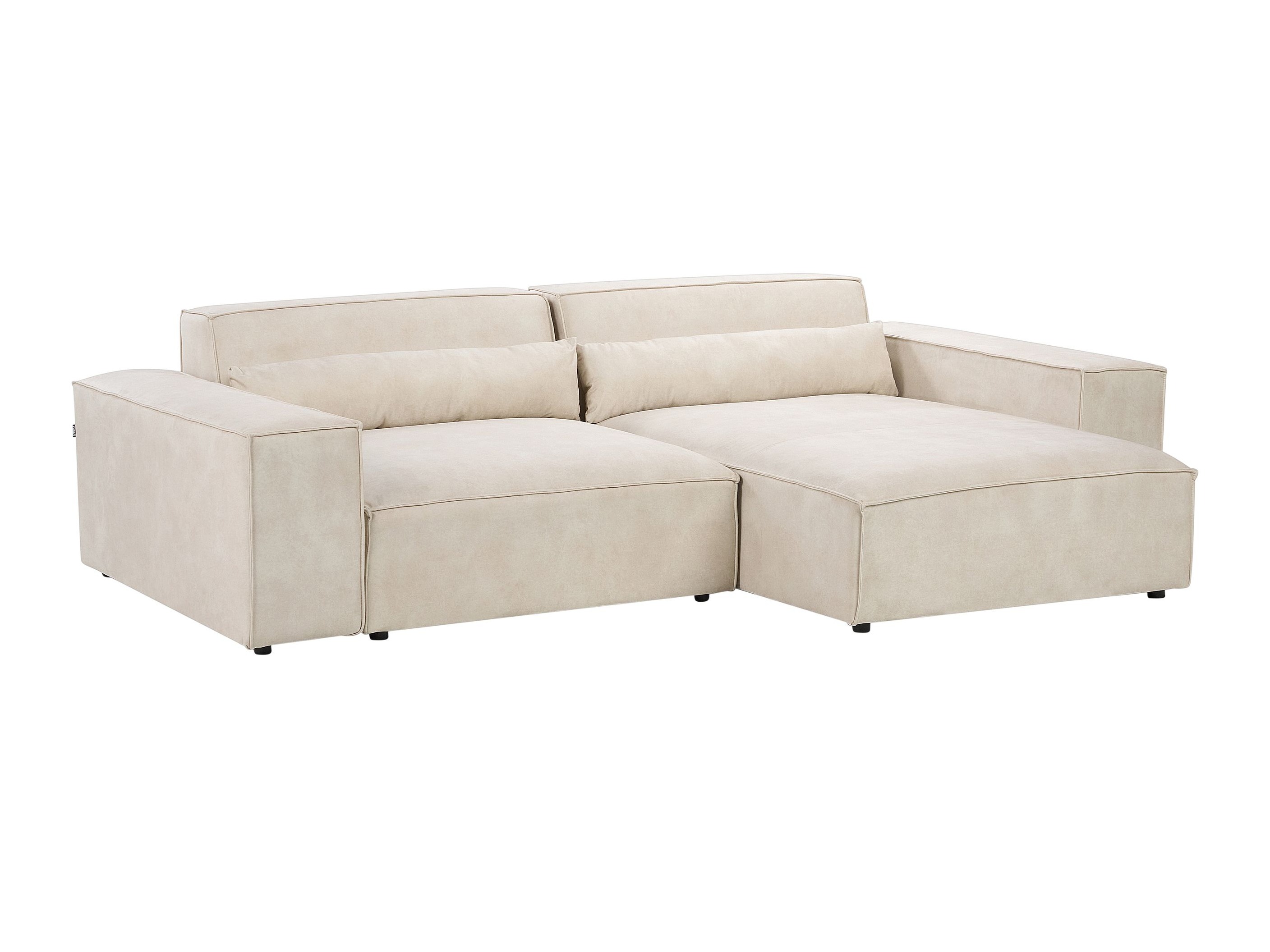 Moduļu stūra dīvāns Tivsora 100 (Gaiši bēšs)