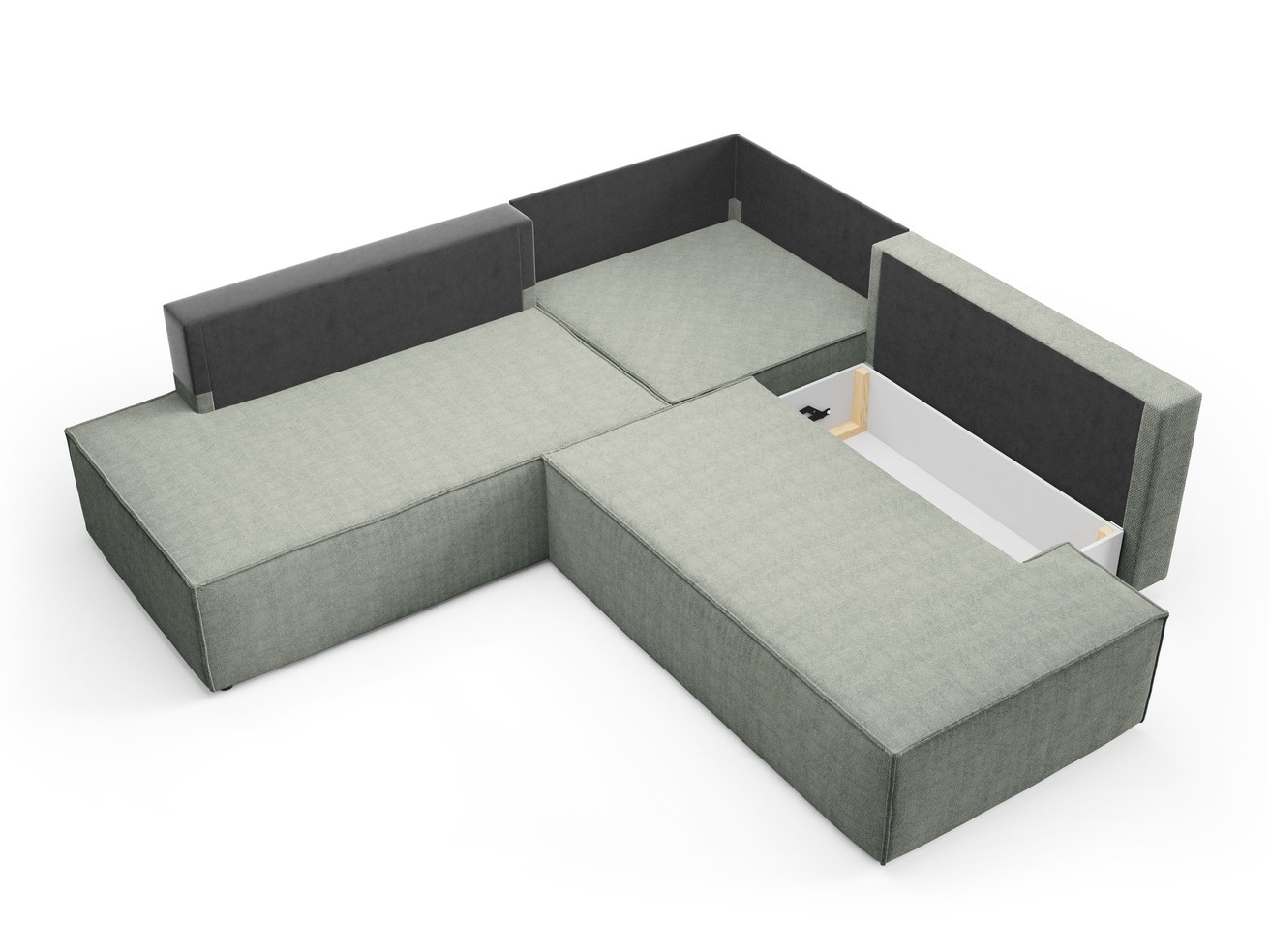 Stūra dīvāns Kingston 188 (Dunbārs 35)