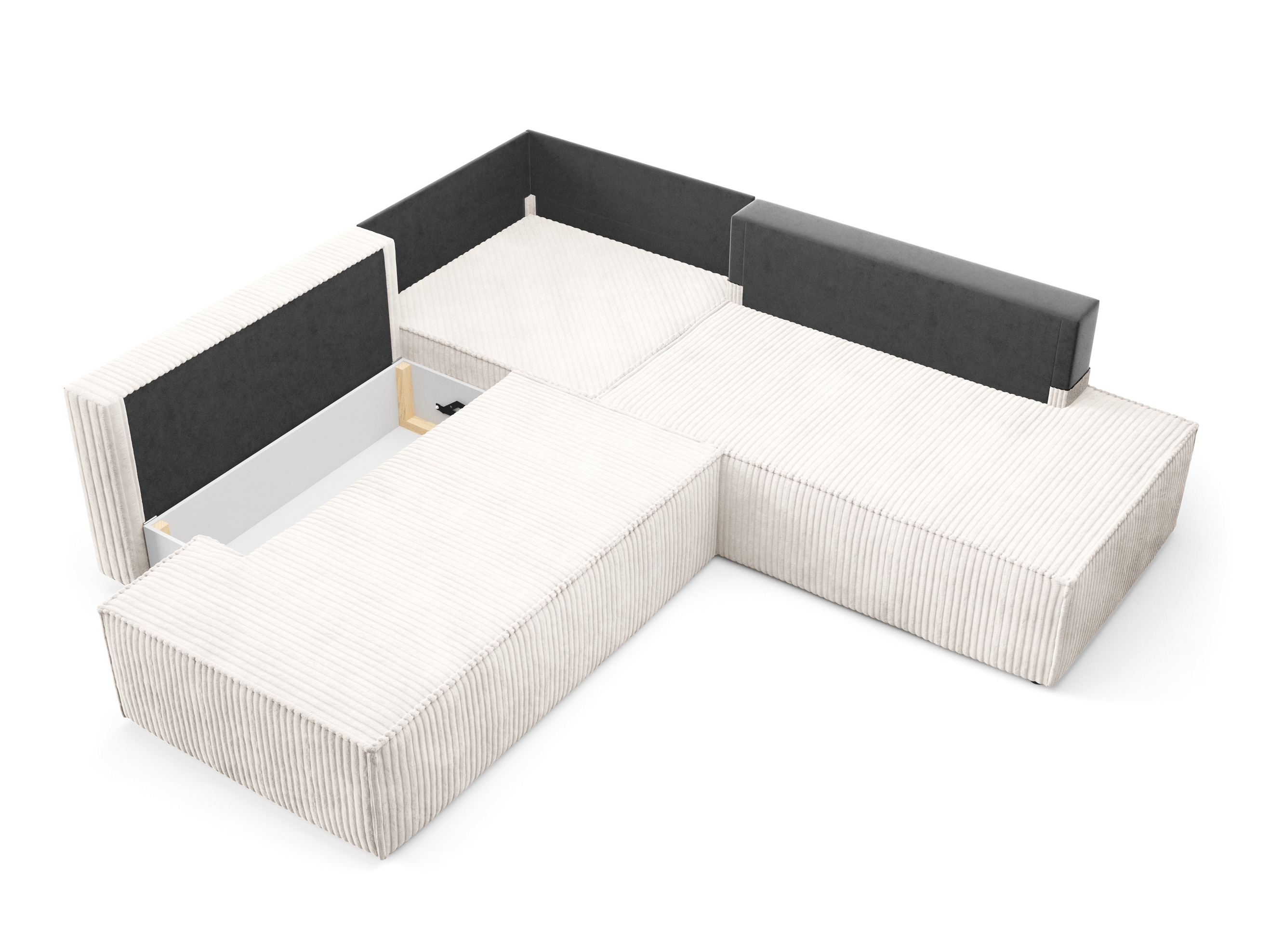 Stūra dīvāns Kingston 188 (Tilia 01)