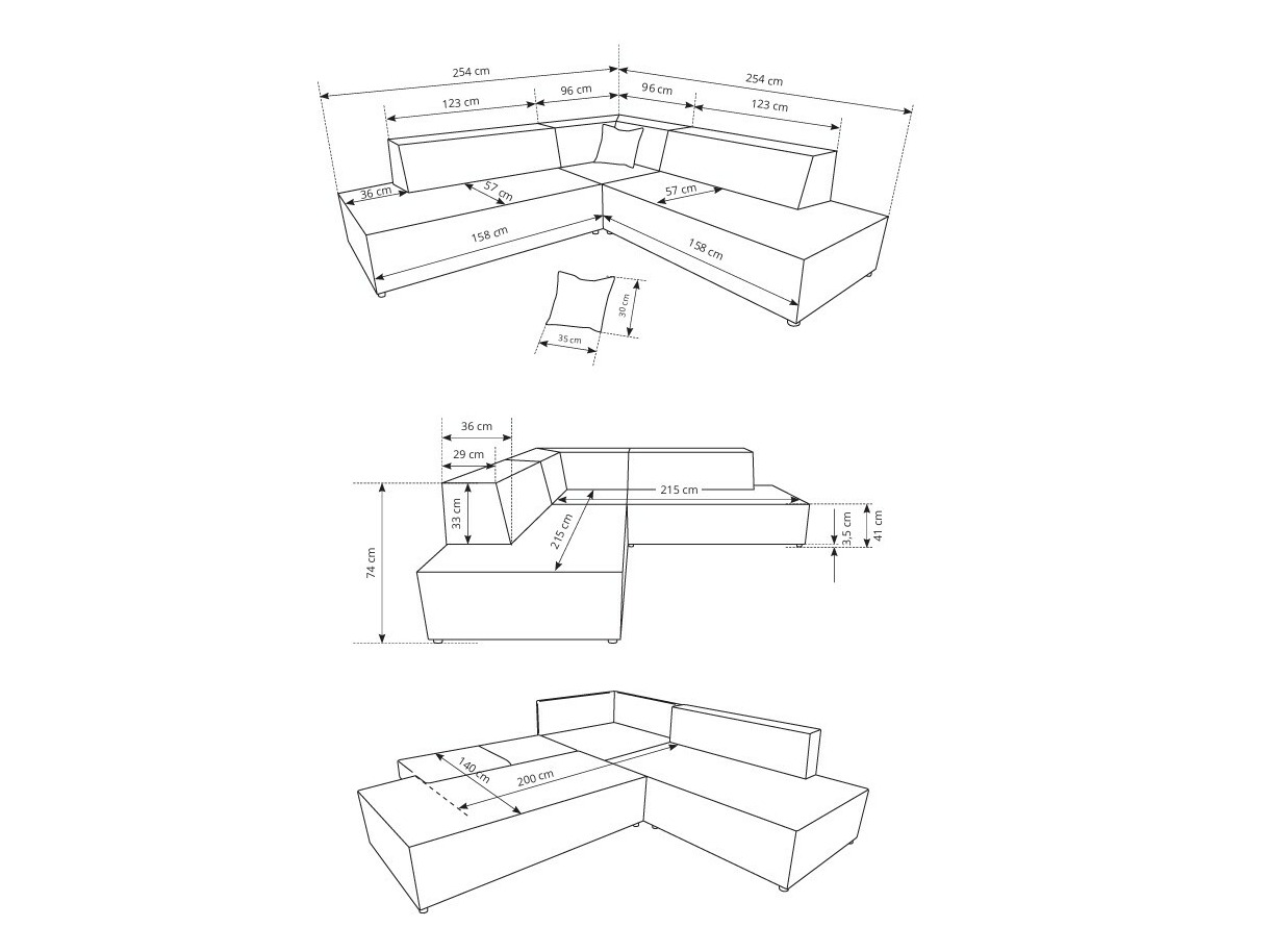 Угловой диван Kingston 188 (Dunбар 45)