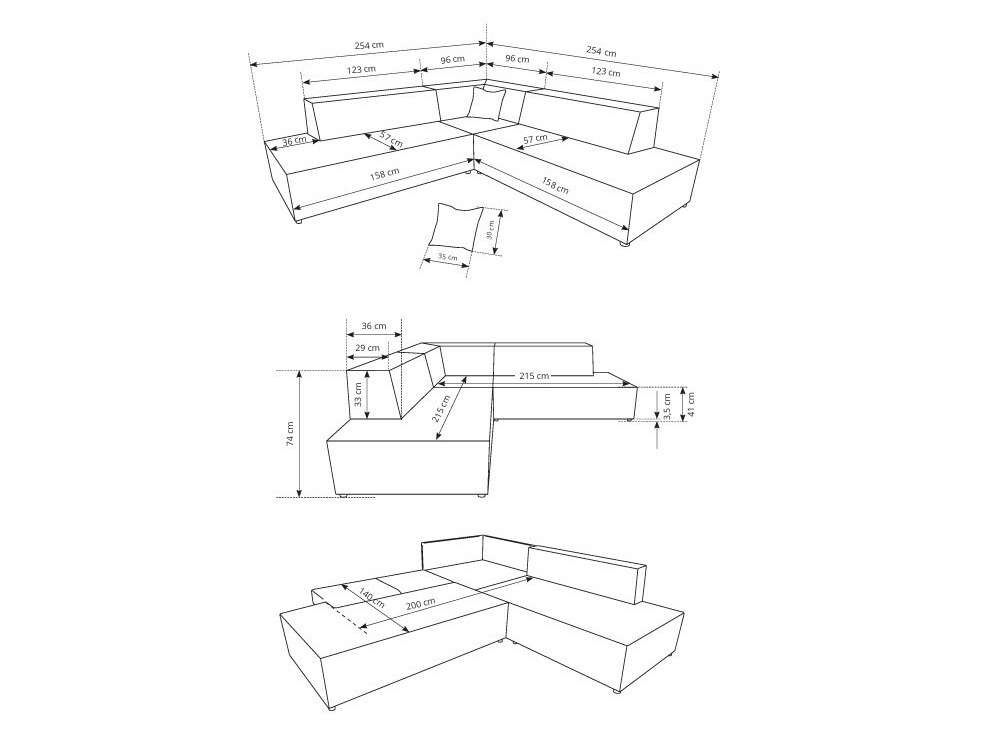 Угловой диван Kingston 188 (Tilia 03)