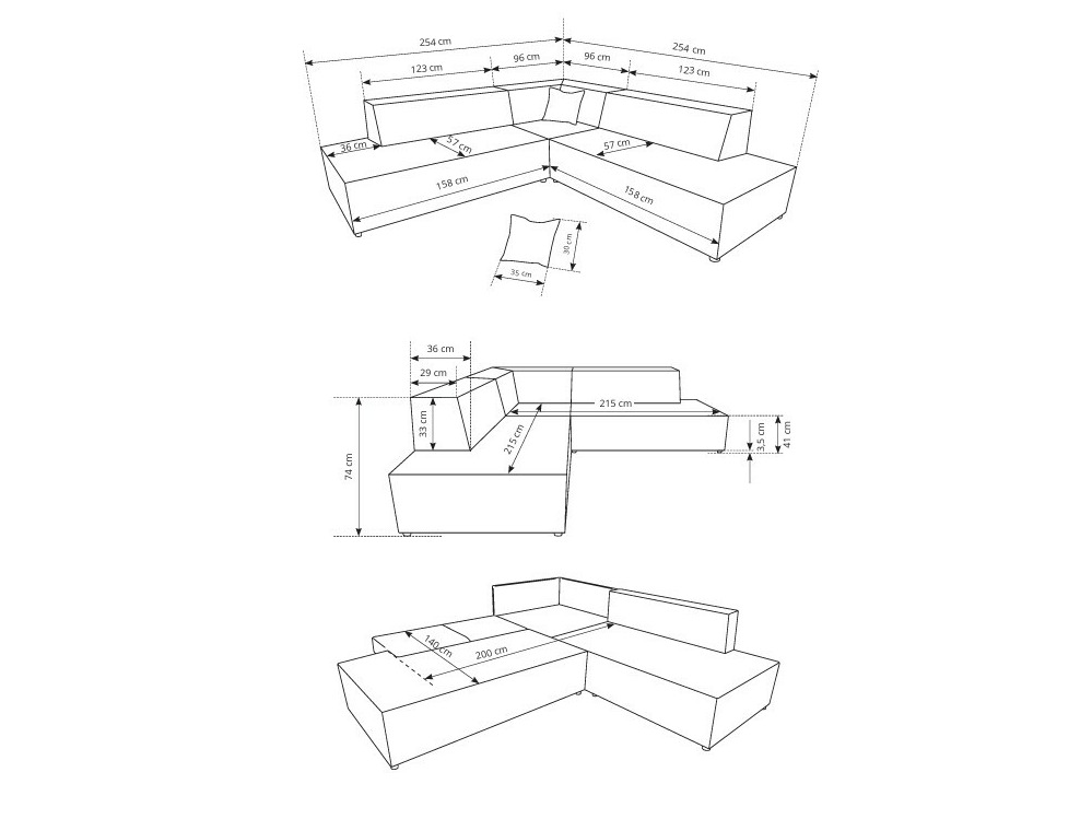 Угловой диван Kingston 188 (Tilia 11)