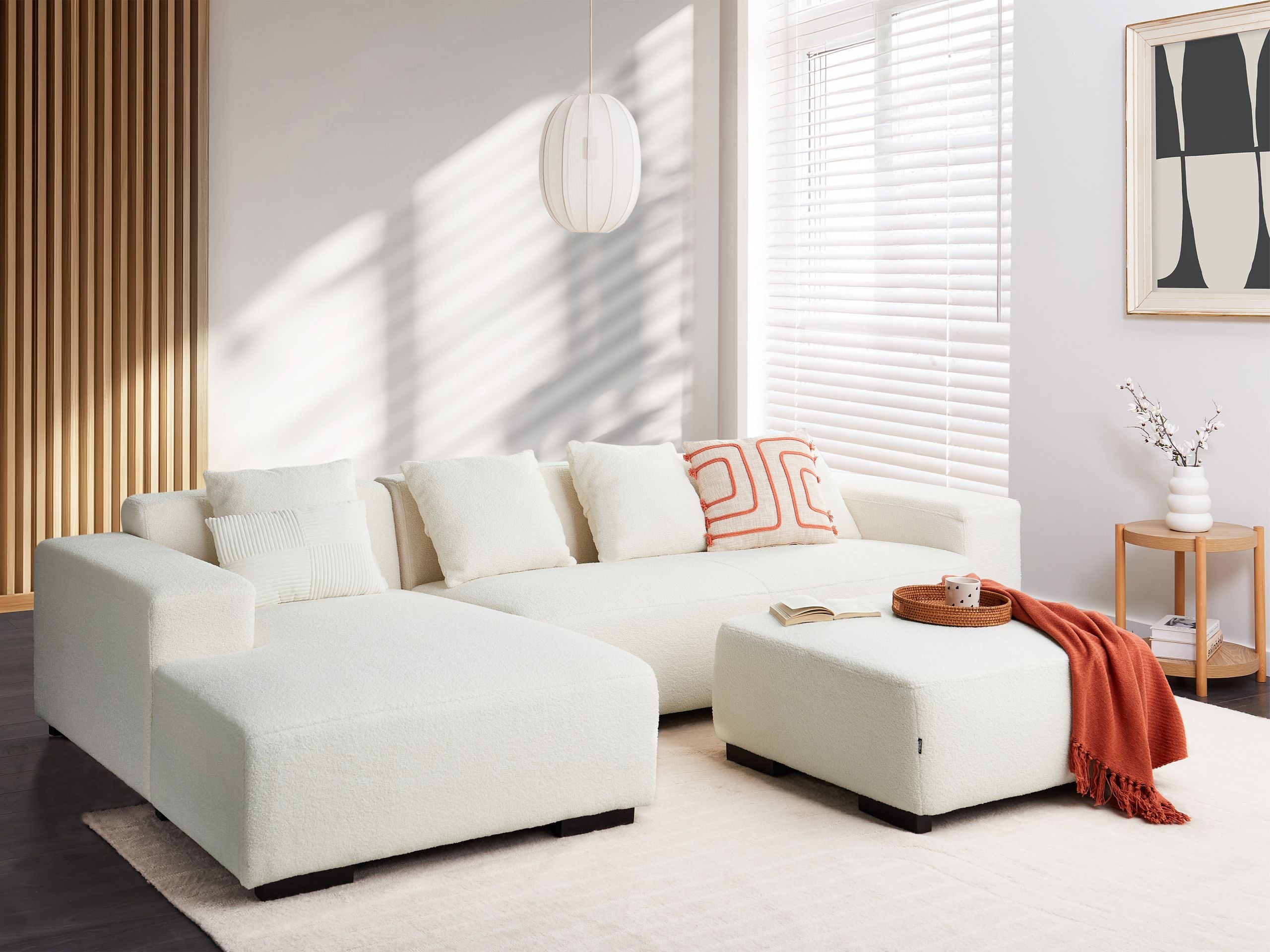 Mīksto mēbeļu komplekts Berwyn 2847 (Ecru balts)