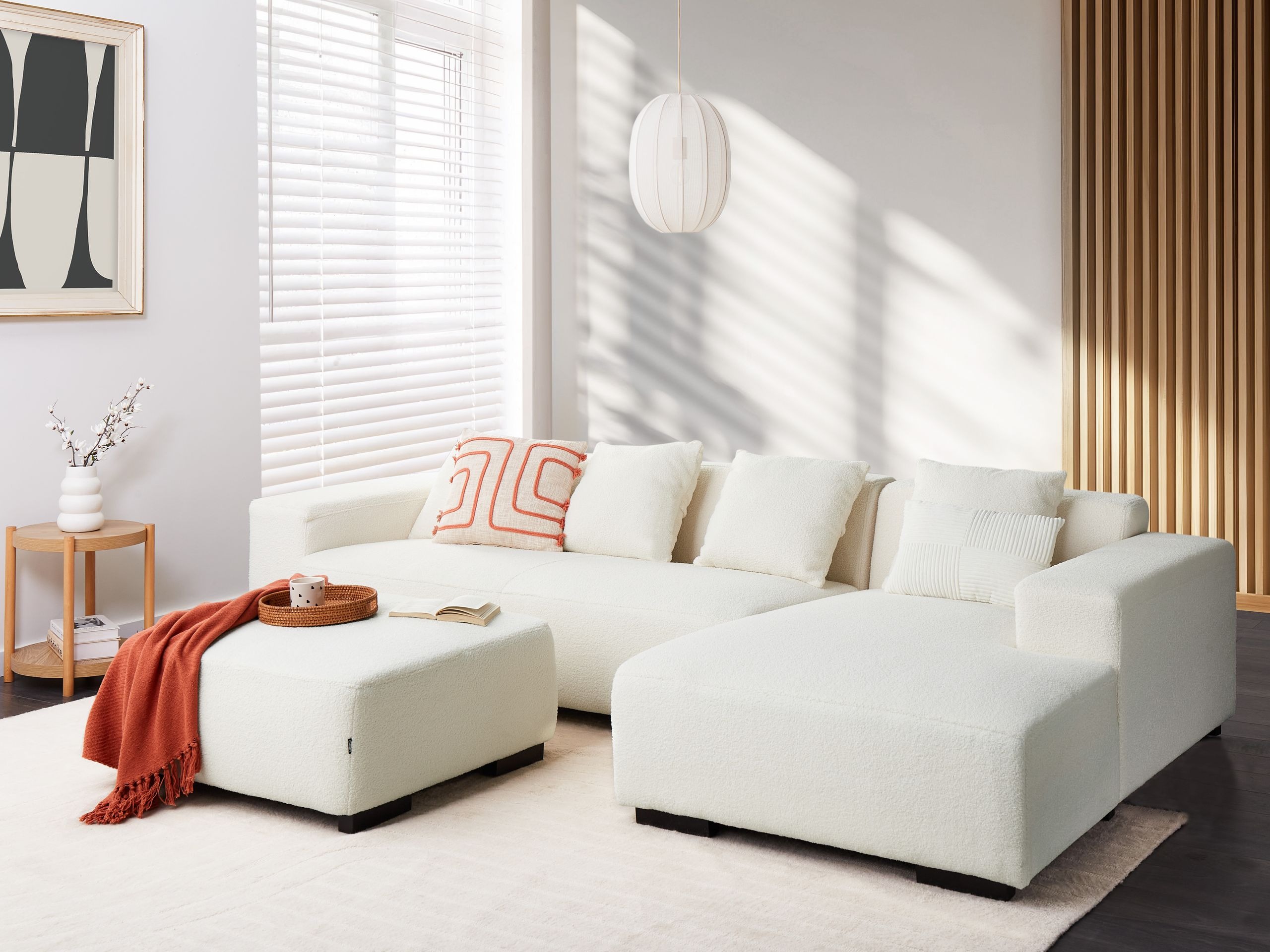 Mīksto mēbeļu komplekts Berwyn 2847 (Ecru balts)