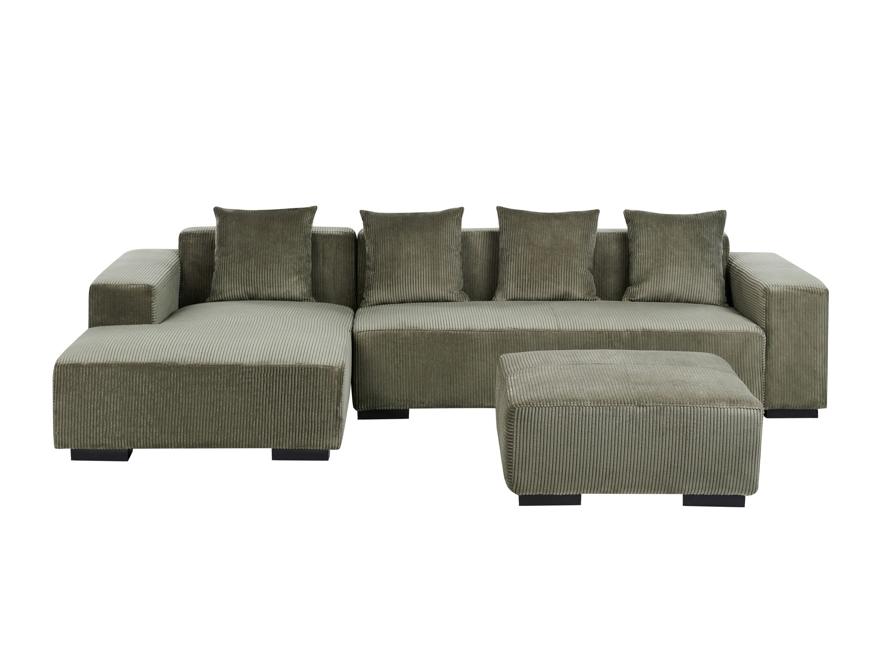 Mīksto mēbeļu komplekts Berwyn 2847 (Zaļš)