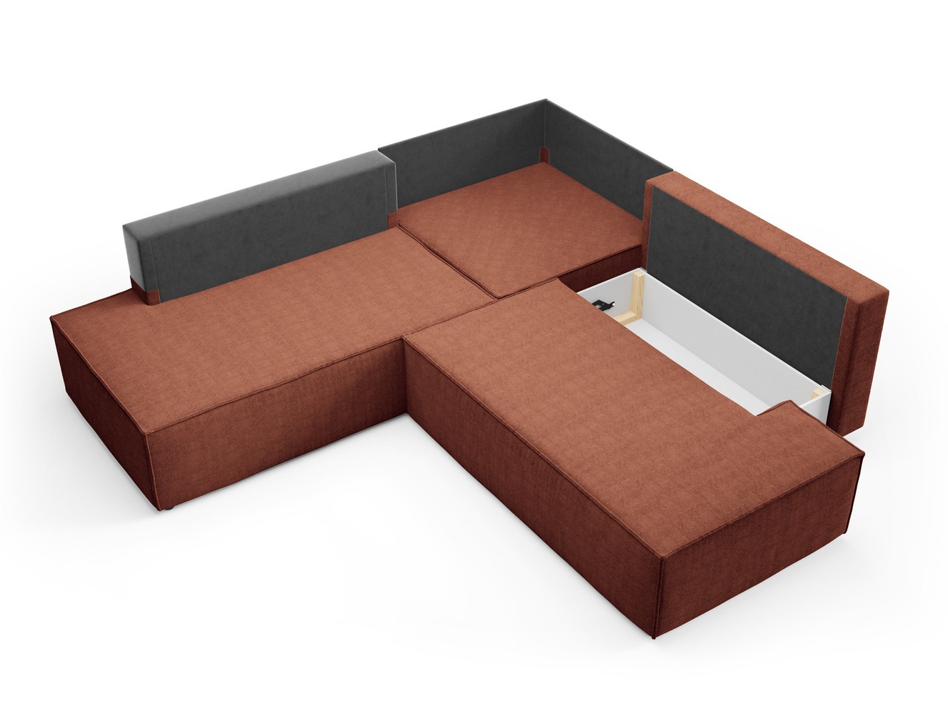 Stūra dīvāns Kingston 188 (Dunbārs 80)