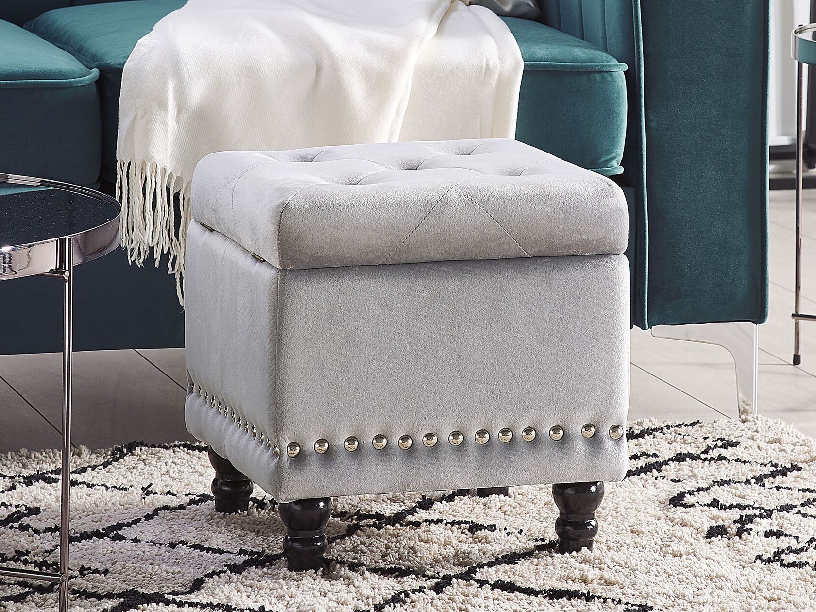 Пуф Berwyn 2850 (Светло-серый)