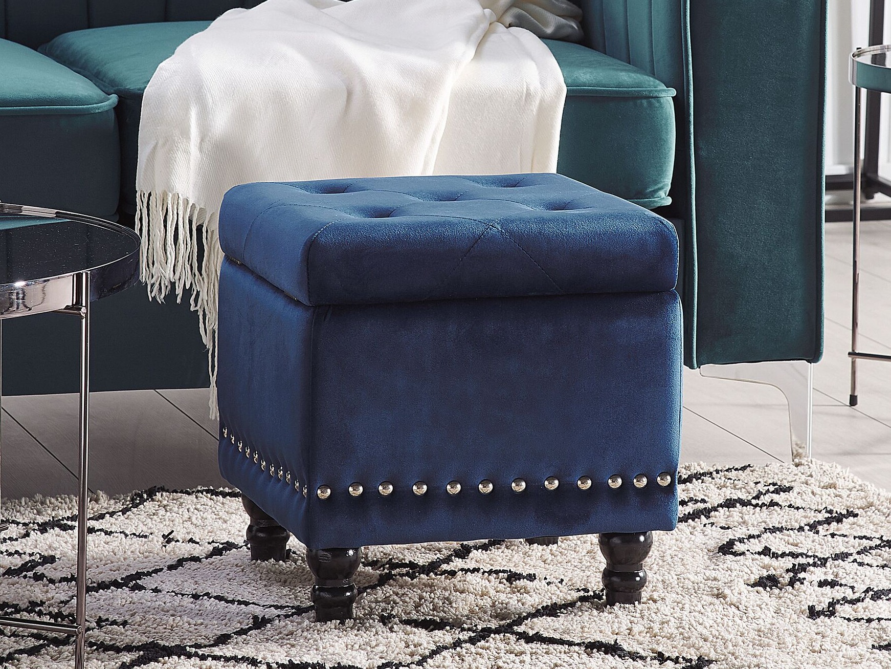 Пуф Berwyn 2850 (Темно-синий)