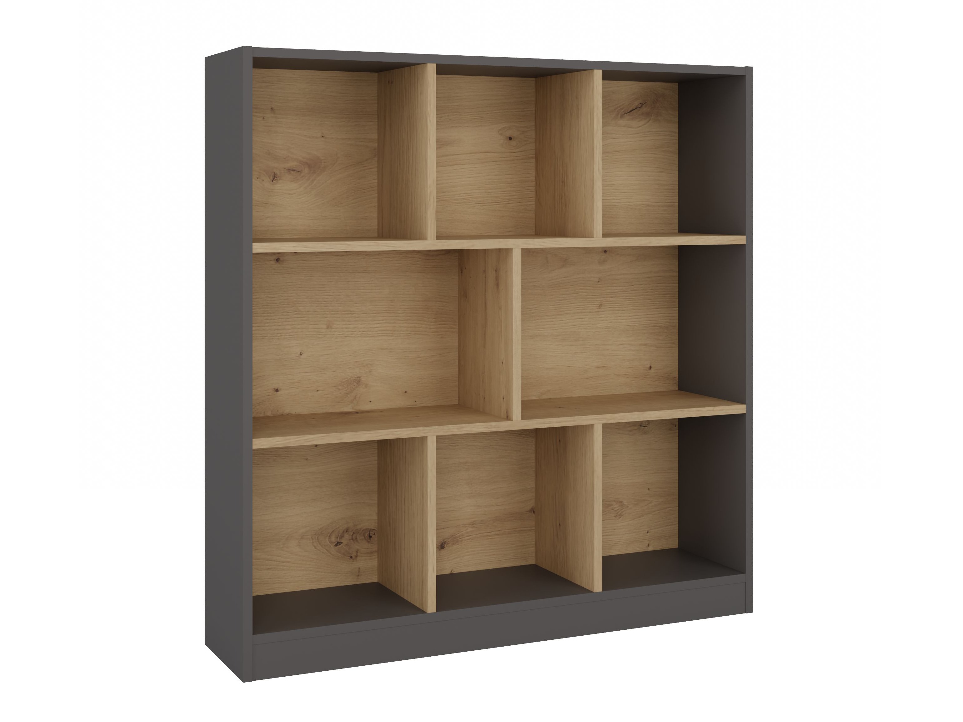Стеллаж Mandeville 307 (Антрацит + Artisan дуб)