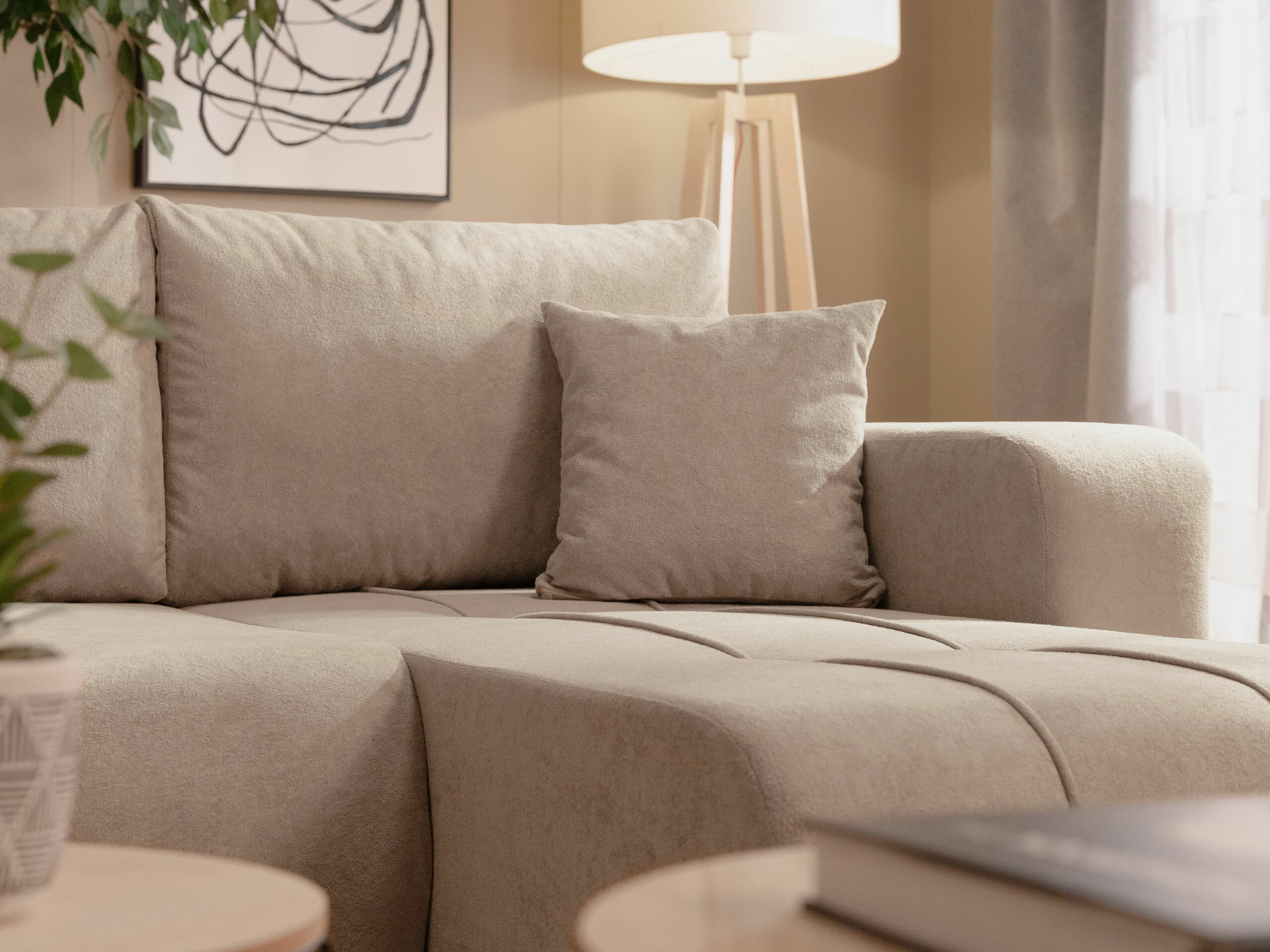 Stūra dīvāns Comfivo 426 (Velo 621)