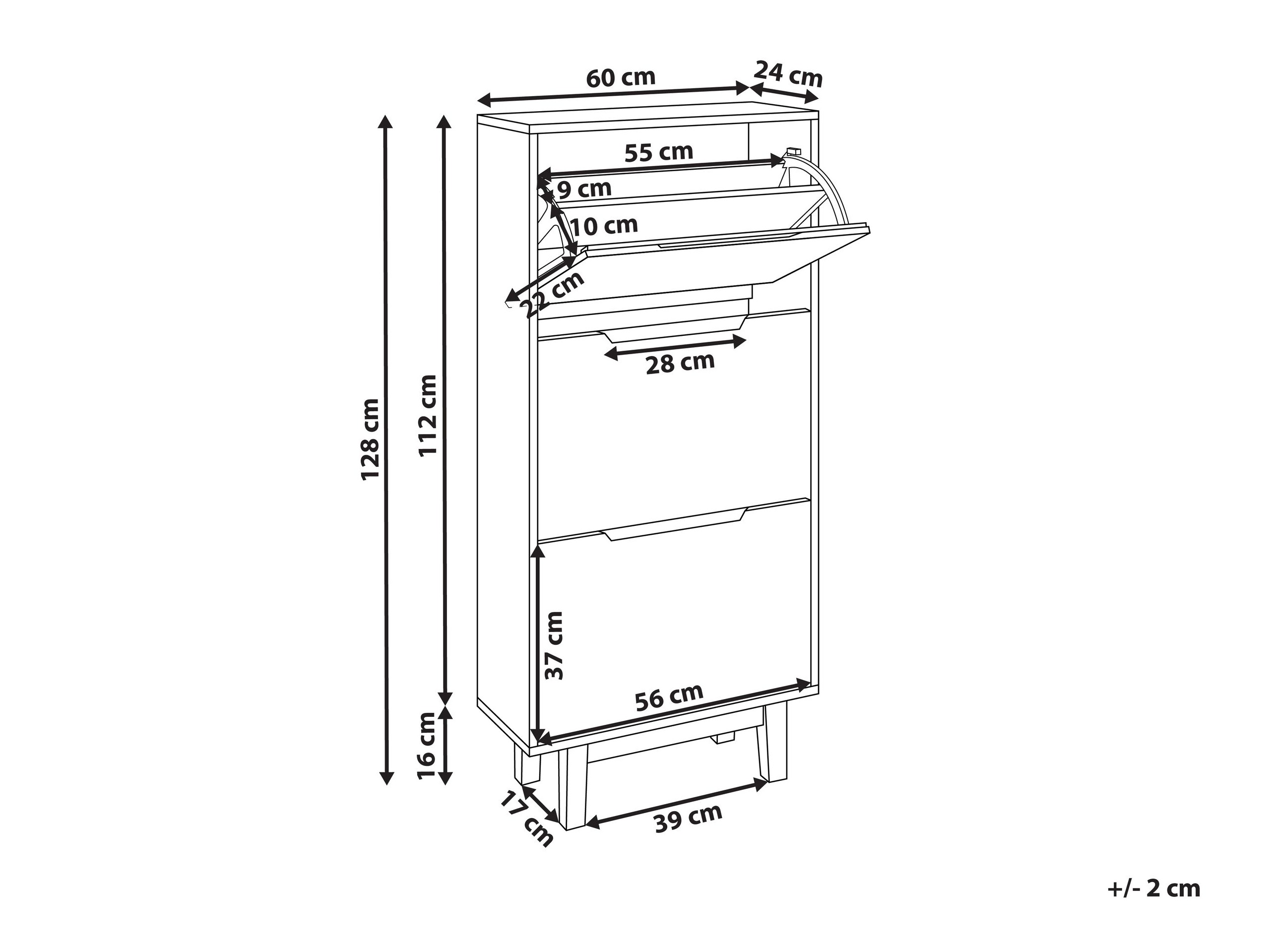 Тумба для обуви Berwyn 2852