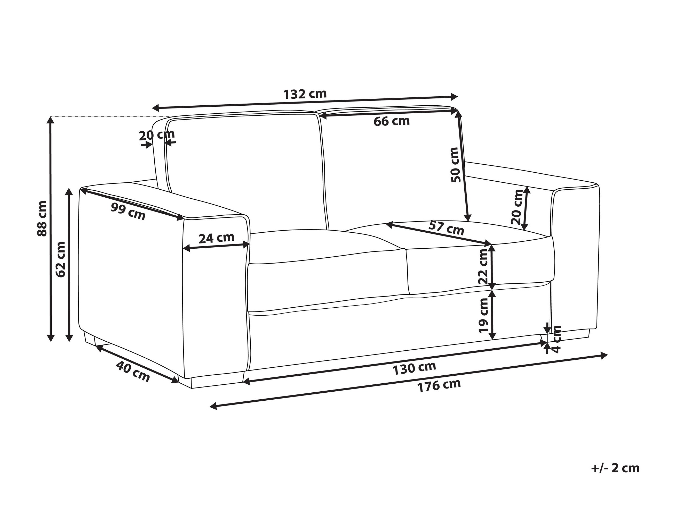 Диван Berwyn 2855 (Коричневый)