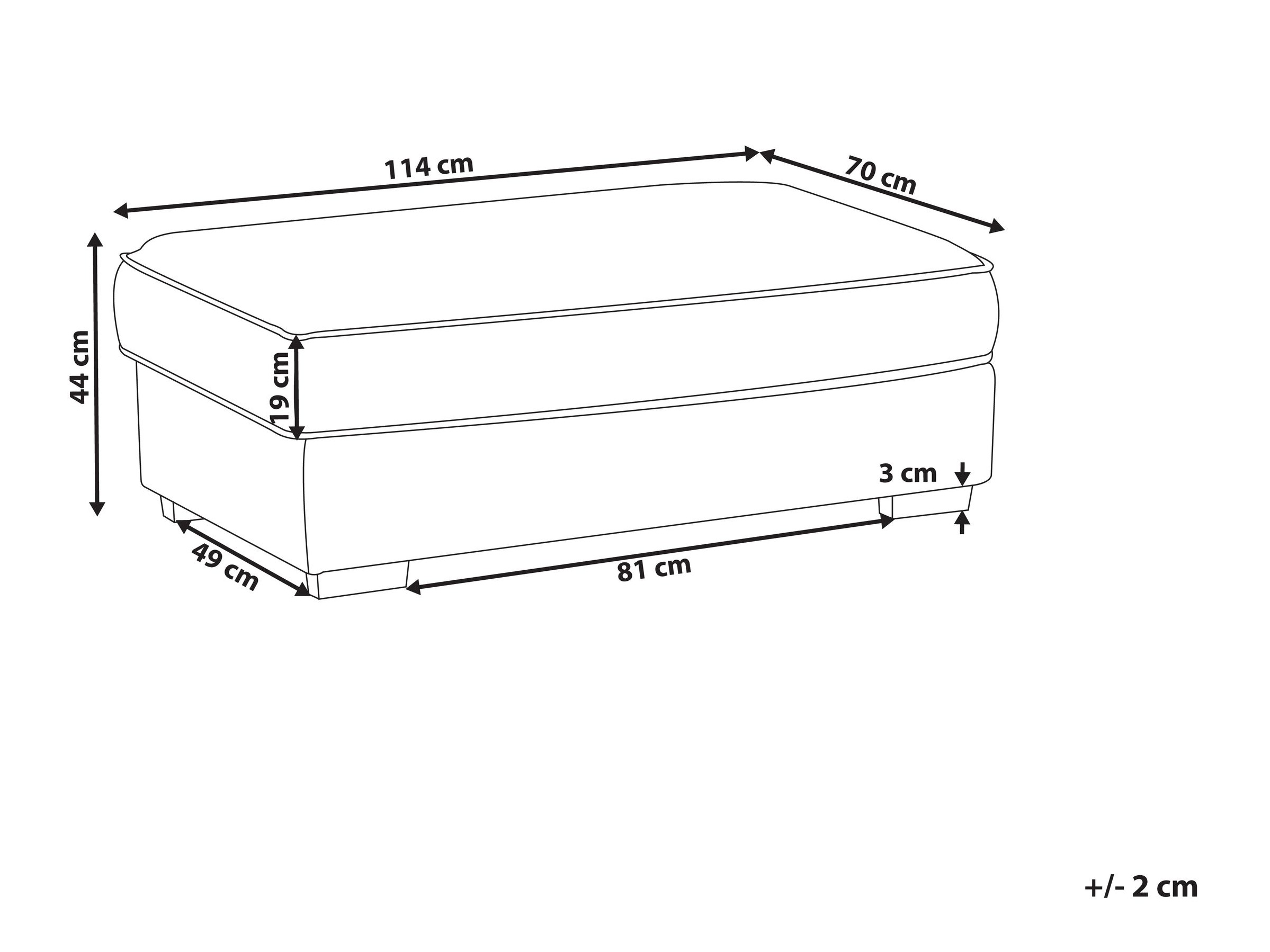 Mīkstais sols Berwyn 2860 (Balts)