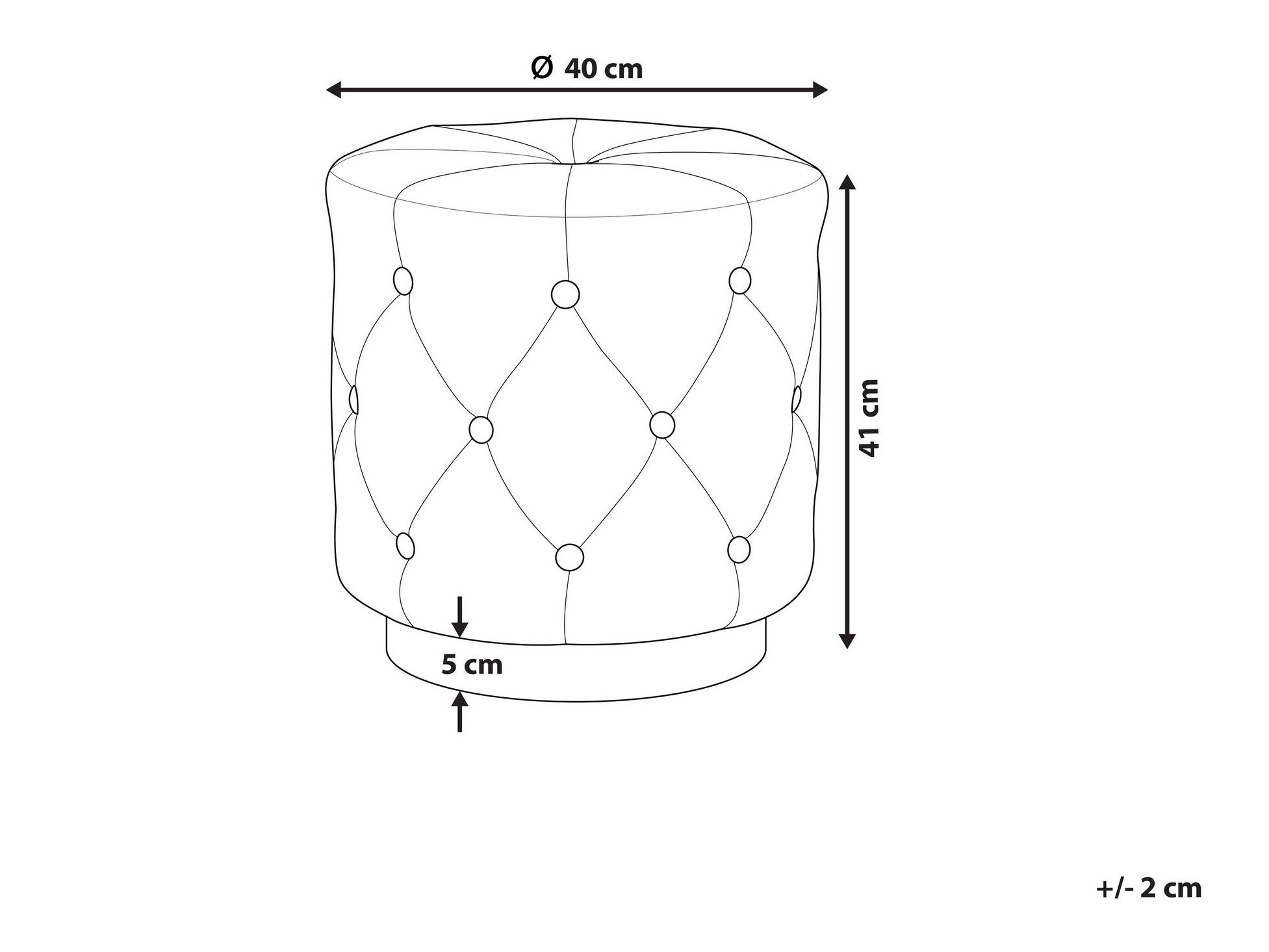 Pufs Berwyn 2856 (Gaiši pelēks)