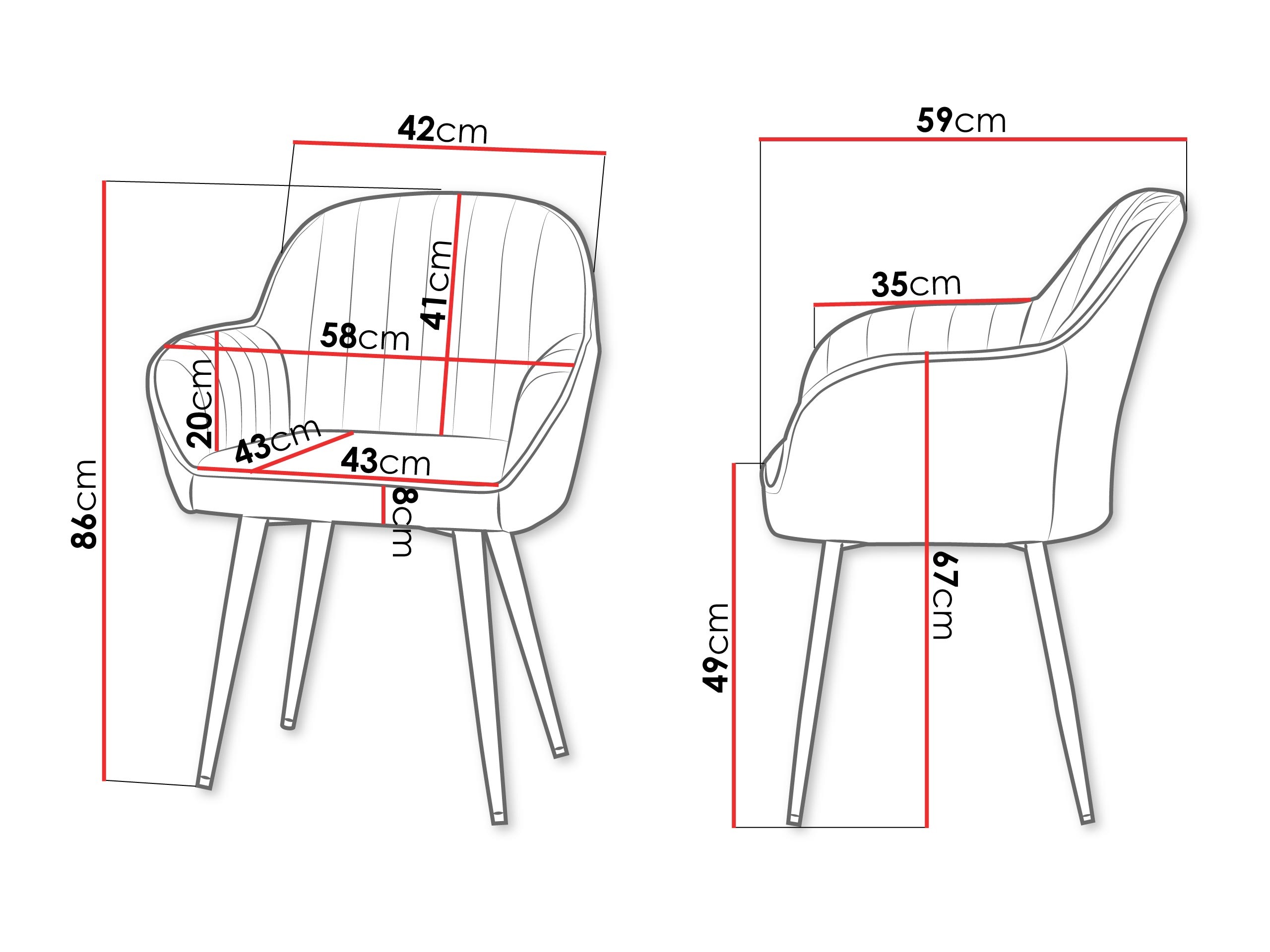 Стул Comfivo 457 (Серый)