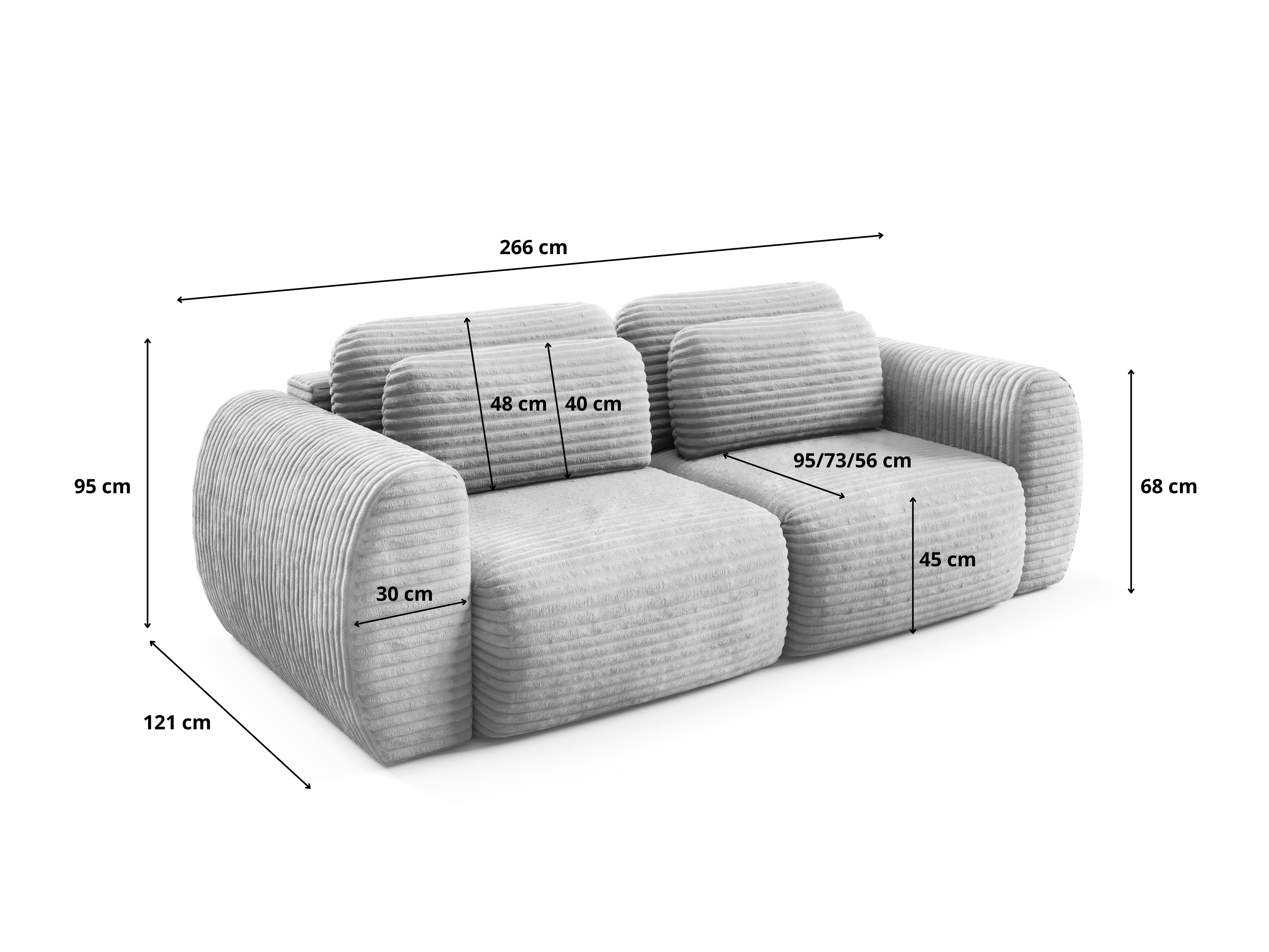 Dīvāns gulta Franklin 103 (Ambience 04)