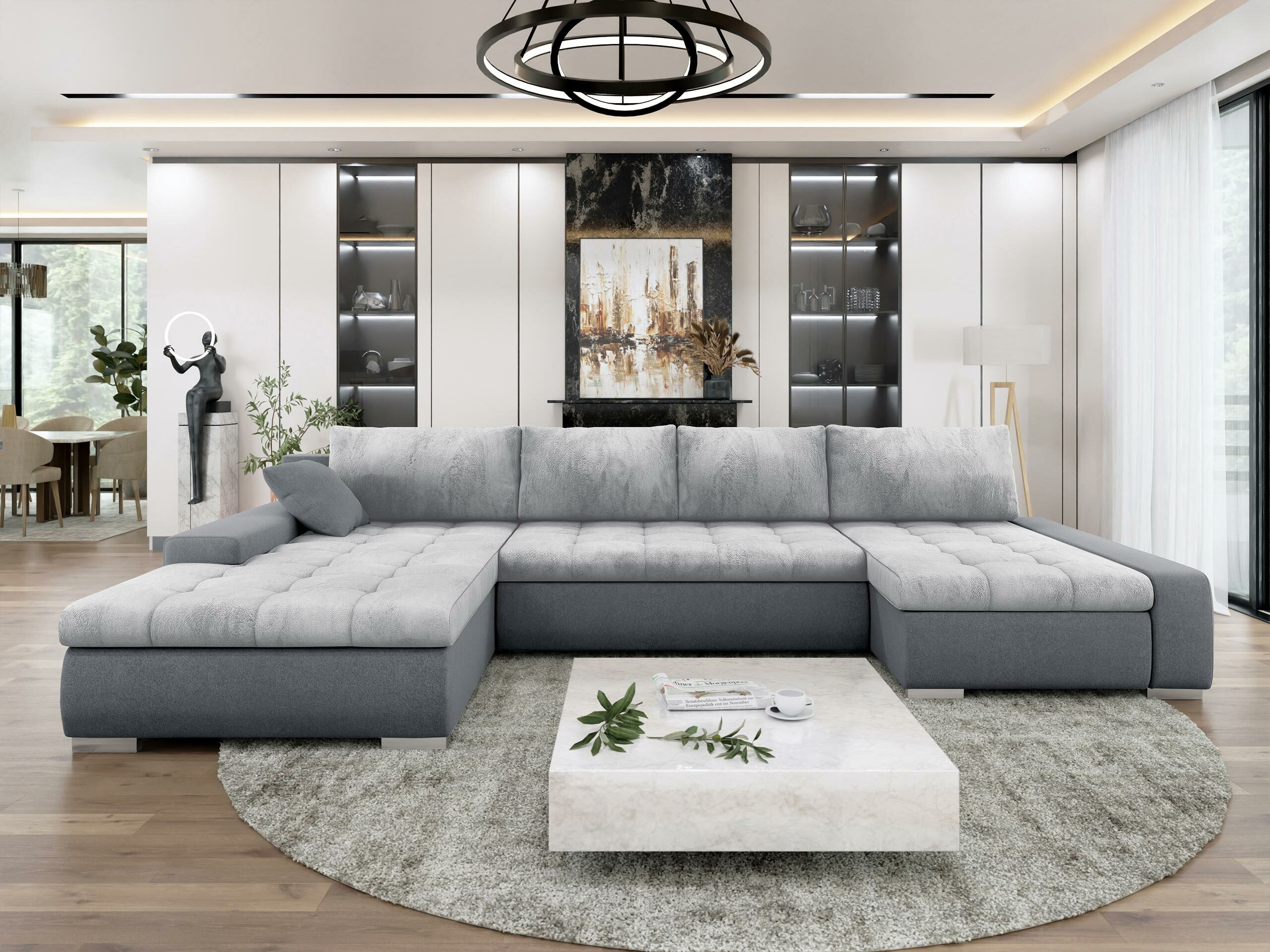 Stūra dīvāns Comfivo 248 (Otusso 04 + Sorriso 04 + Otusso 04)