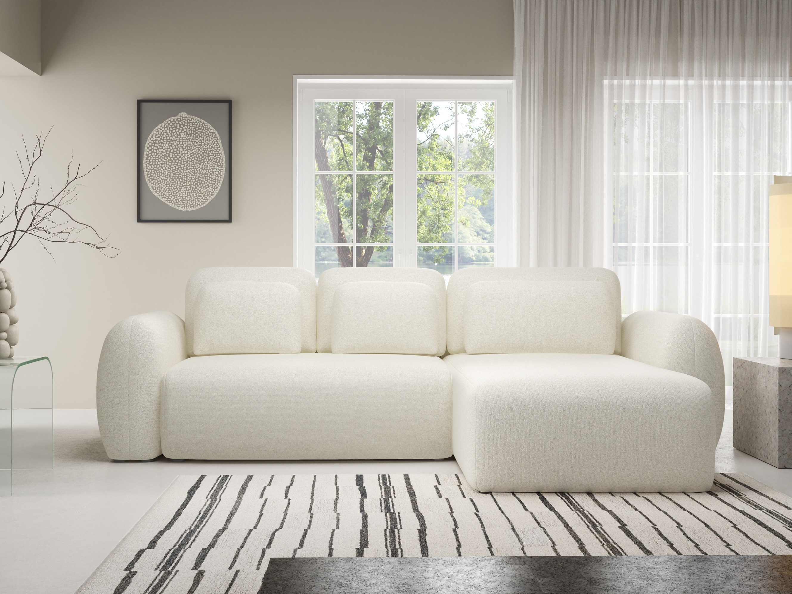 Stūra dīvāns Franklin 104 (Puente 03)