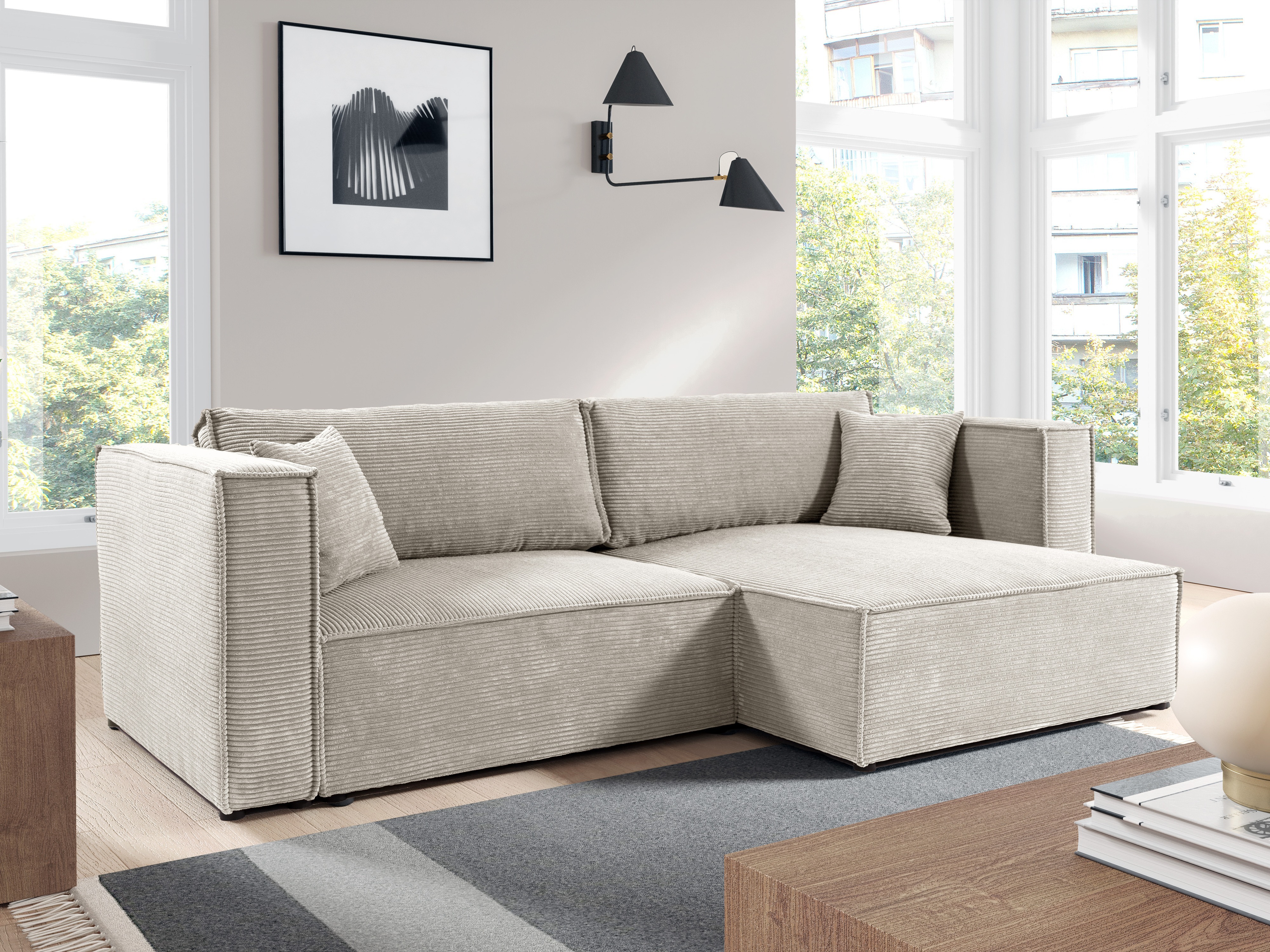 Stūra dīvāns Franklin 111 (Poso 100)