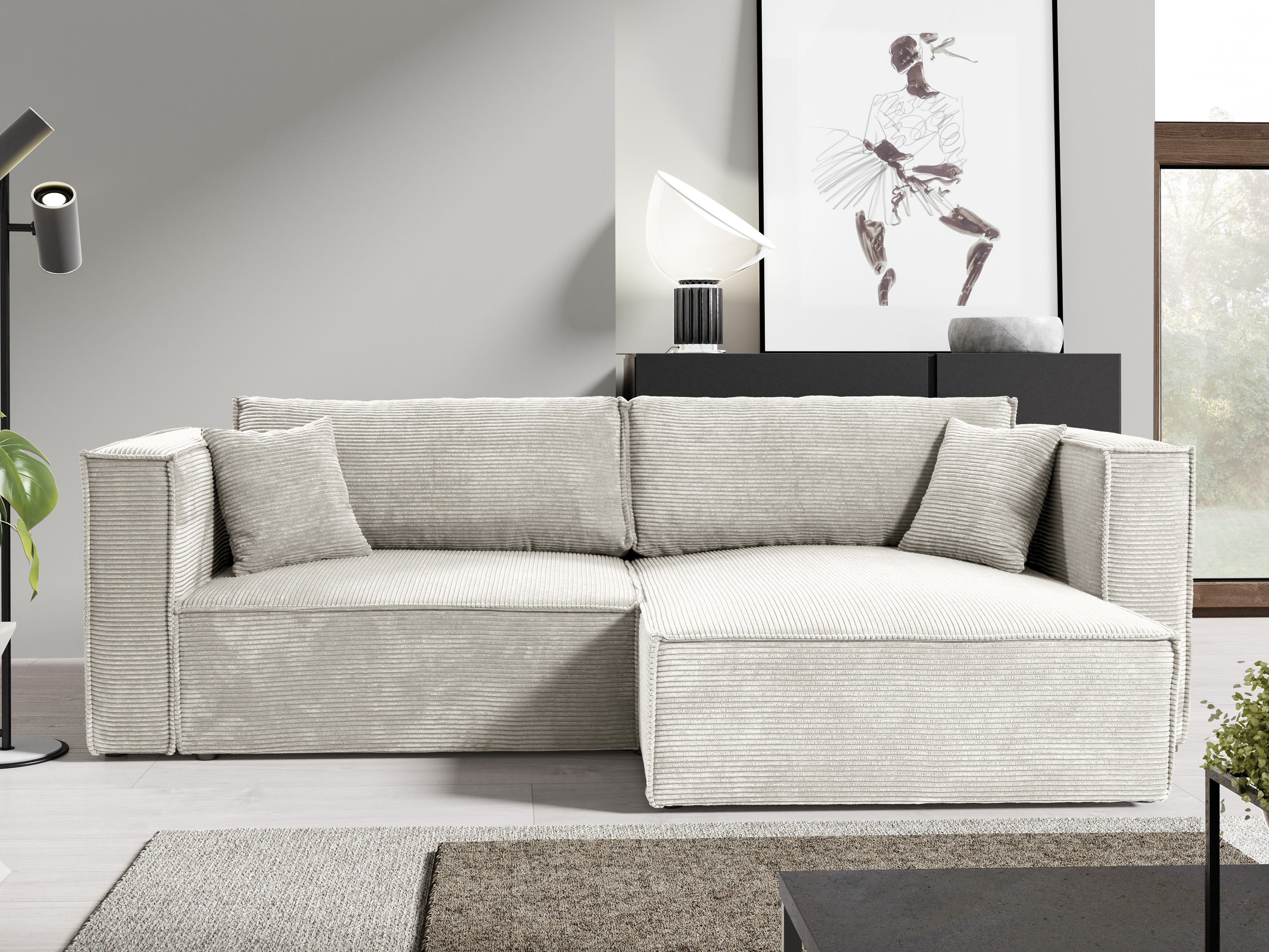 Stūra dīvāns Franklin 111 (Poso 100)