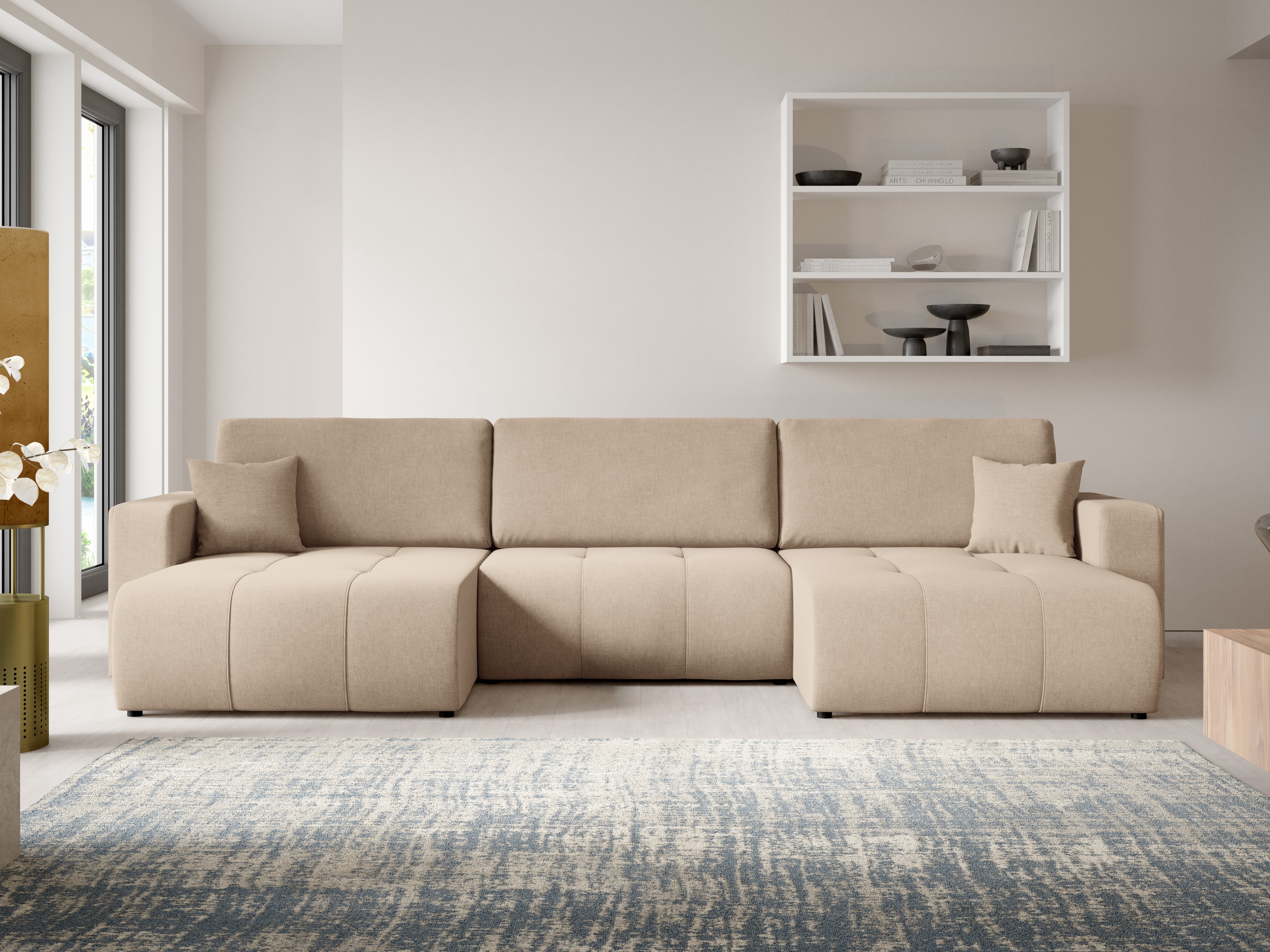 Stūra dīvāns Franklin 135 (Wind 11)