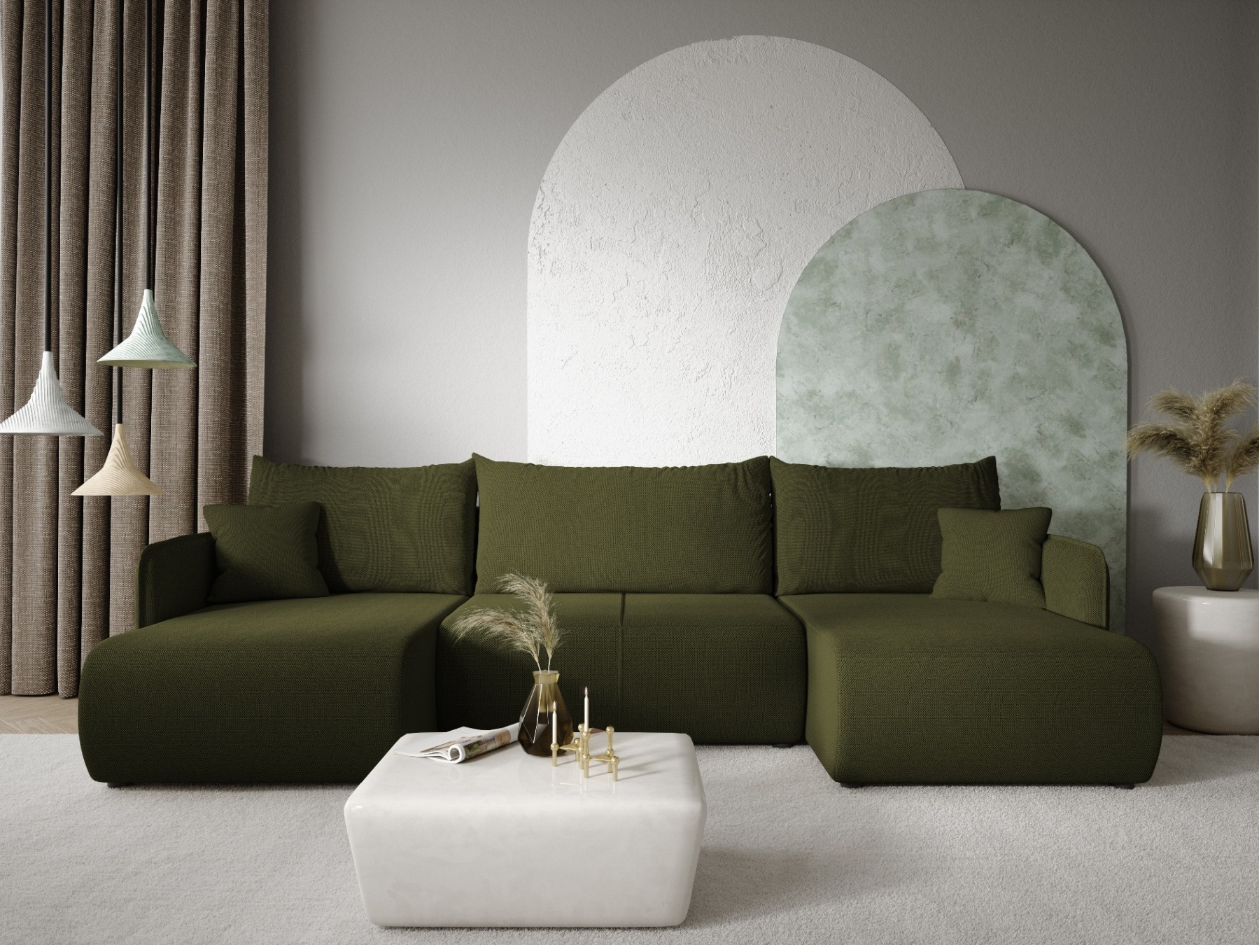 Stūra dīvāns Franklin 136 (Curio 39)